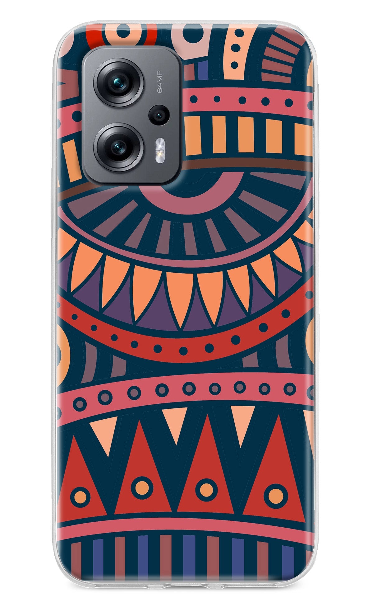 African Culture Design Redmi K50i Back Cover