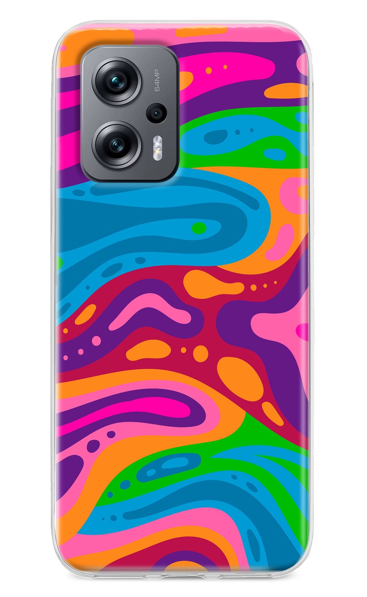 Trippy Pattern Redmi K50i Back Cover