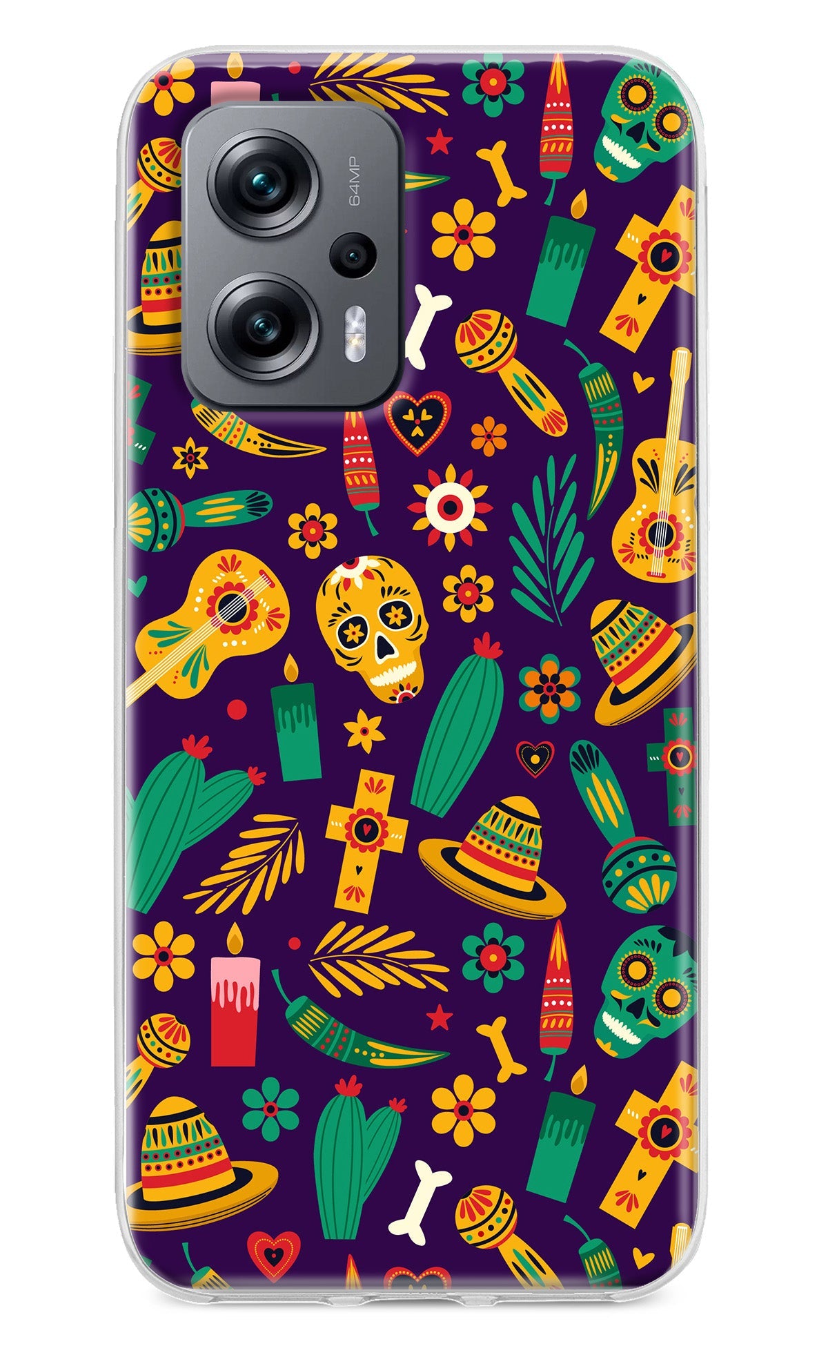 Mexican Artwork Redmi K50i Back Cover