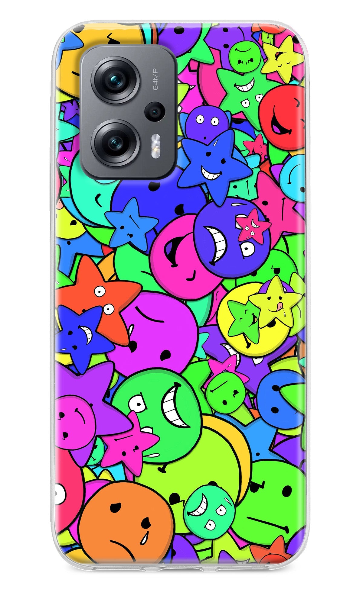 Fun Doodle Redmi K50i Back Cover