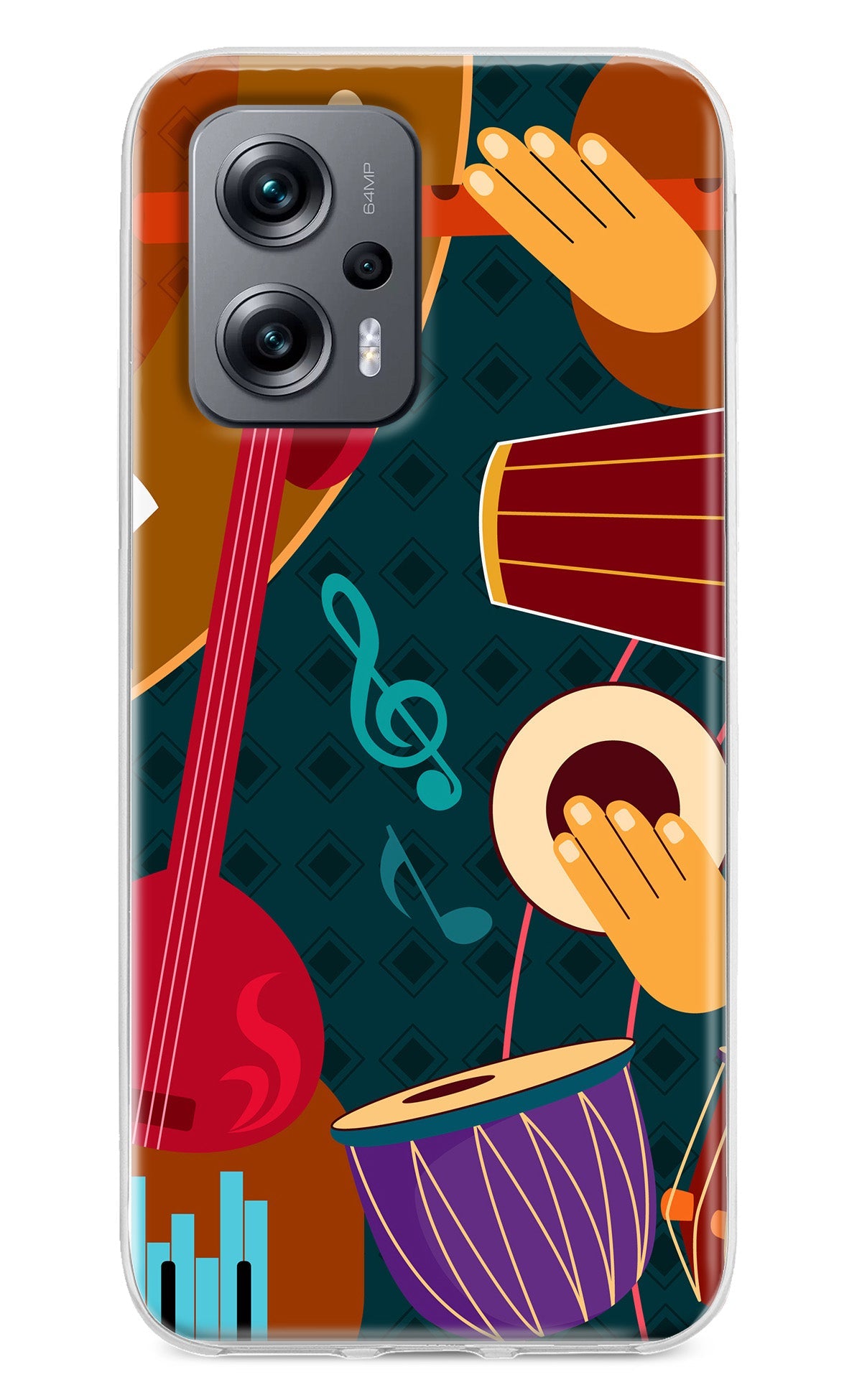 Music Instrument Redmi K50i Back Cover