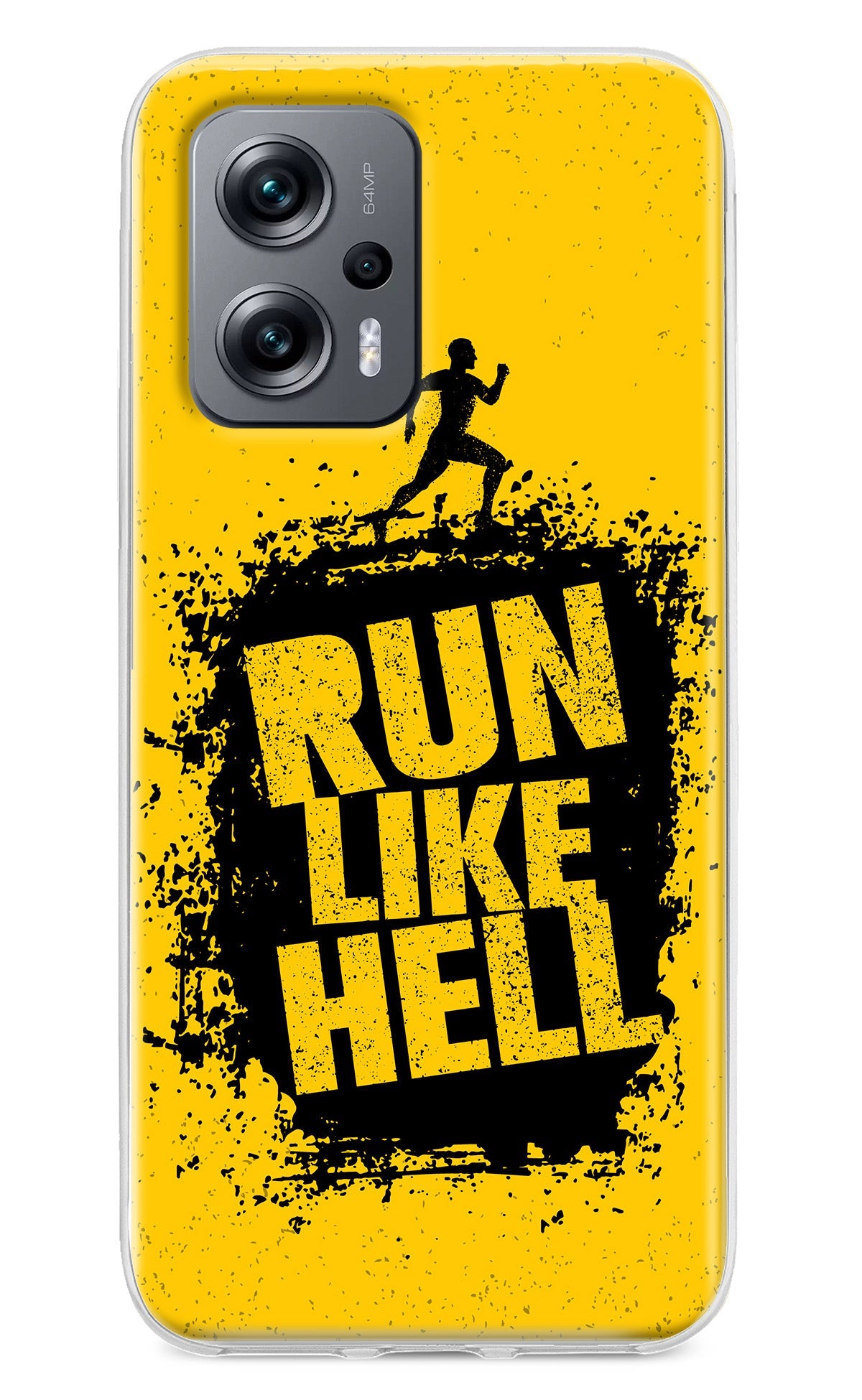 Run Like Hell Redmi K50i Back Cover