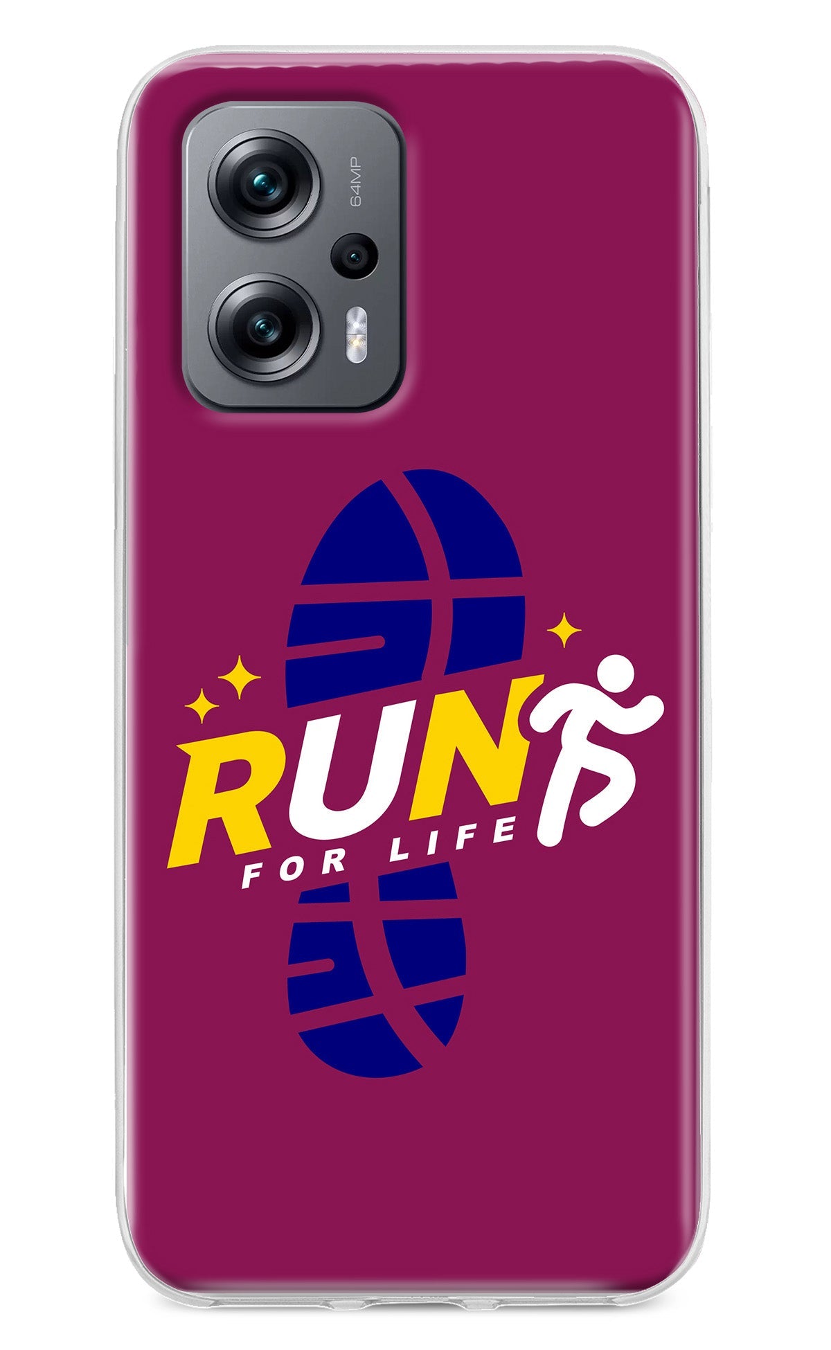 Run for Life Redmi K50i Back Cover