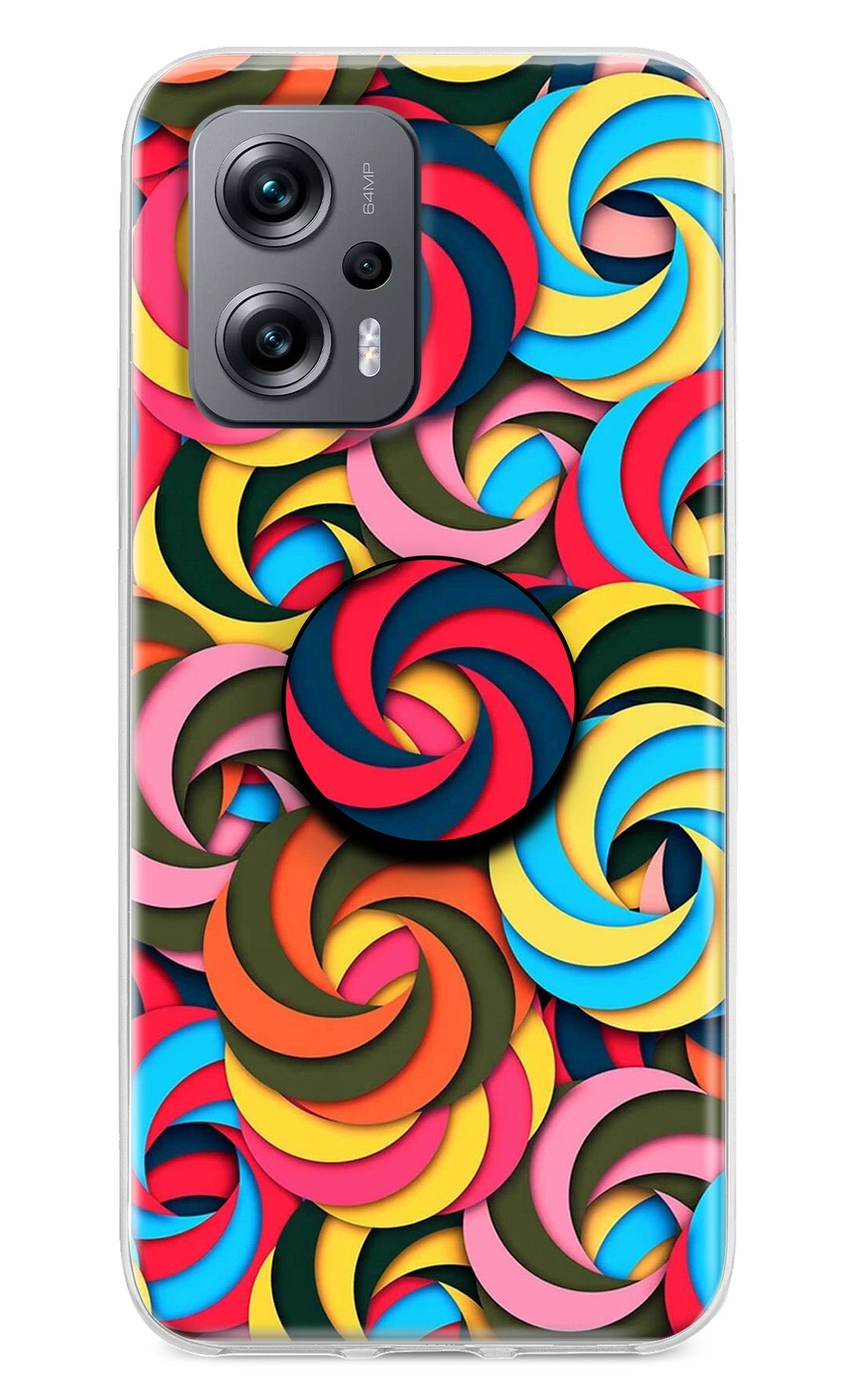 Spiral Pattern Redmi K50i Pop Case