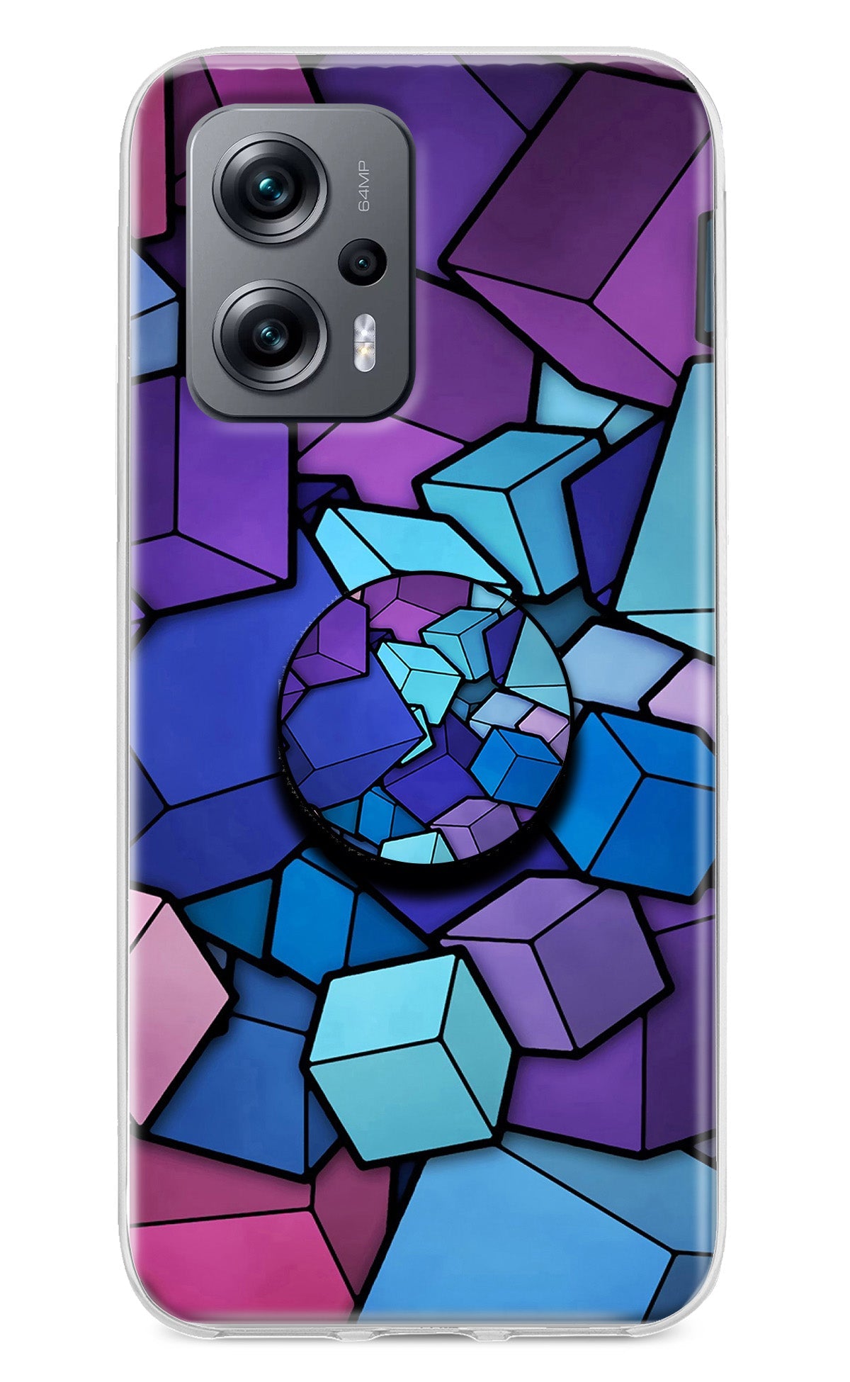 Cubic Abstract Redmi K50i Pop Case