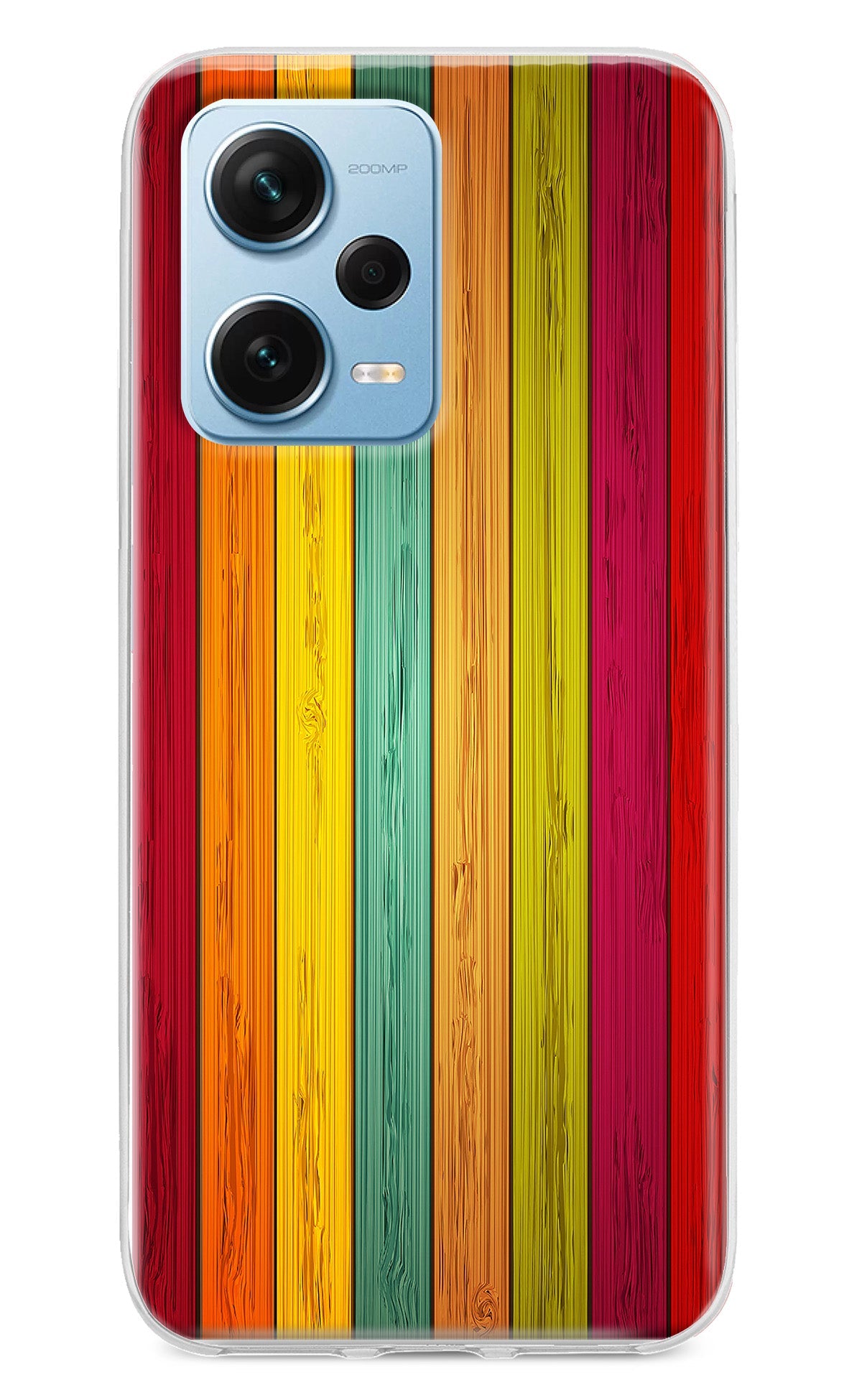 Multicolor Wooden Redmi Note 12 Pro+ 5G Back Cover