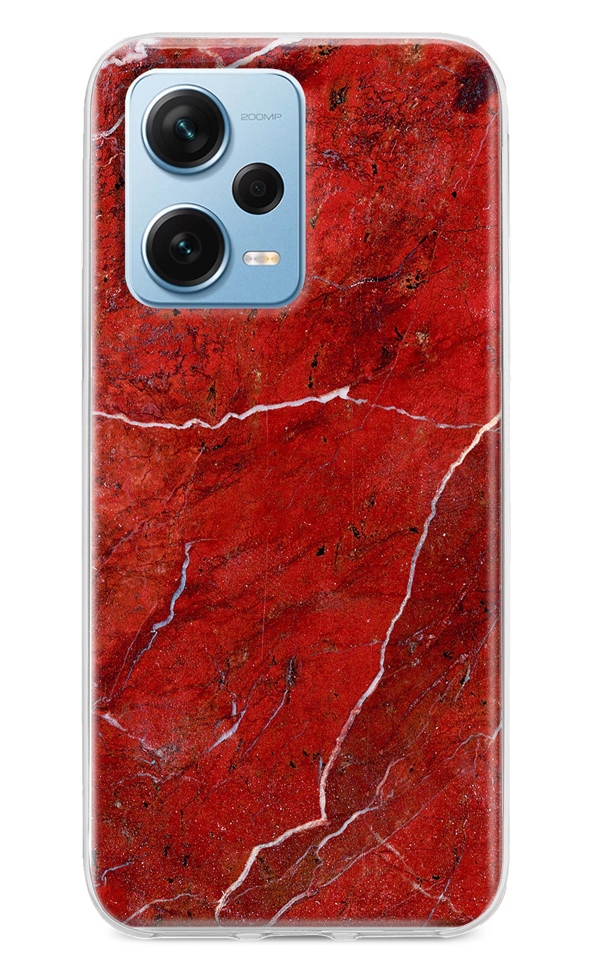 Red Marble Design Redmi Note 12 Pro+ 5G Back Cover