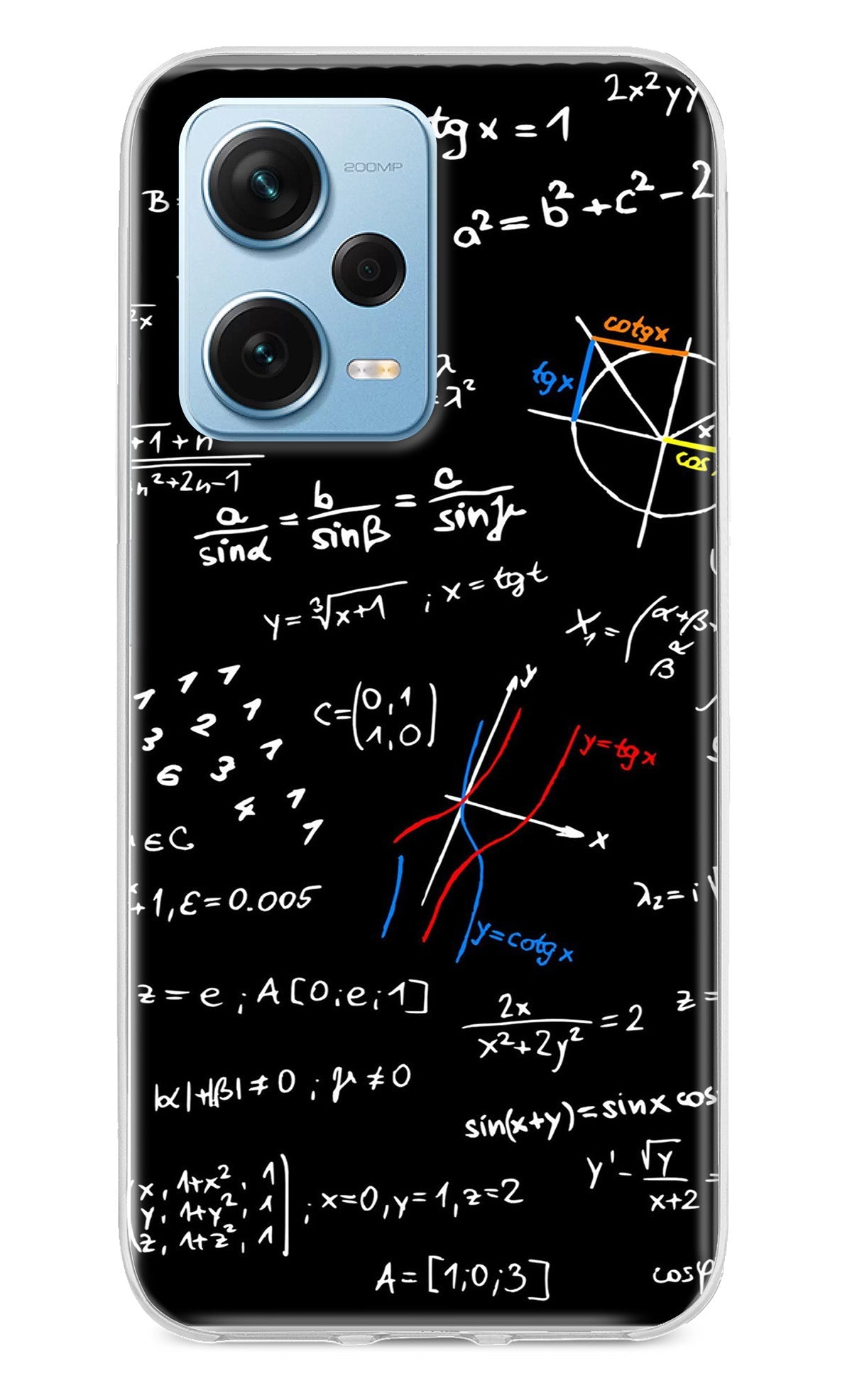 Mathematics Formula Redmi Note 12 Pro+ 5G Back Cover