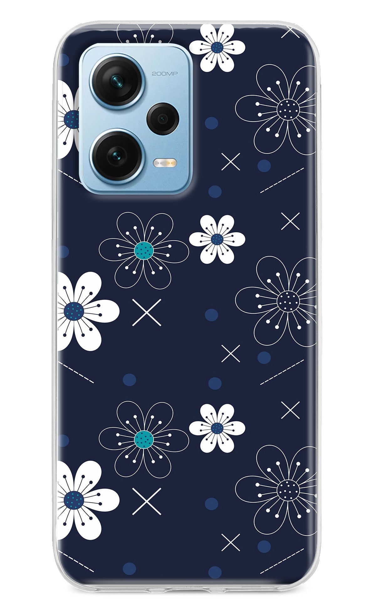 Flowers Redmi Note 12 Pro+ 5G Back Cover