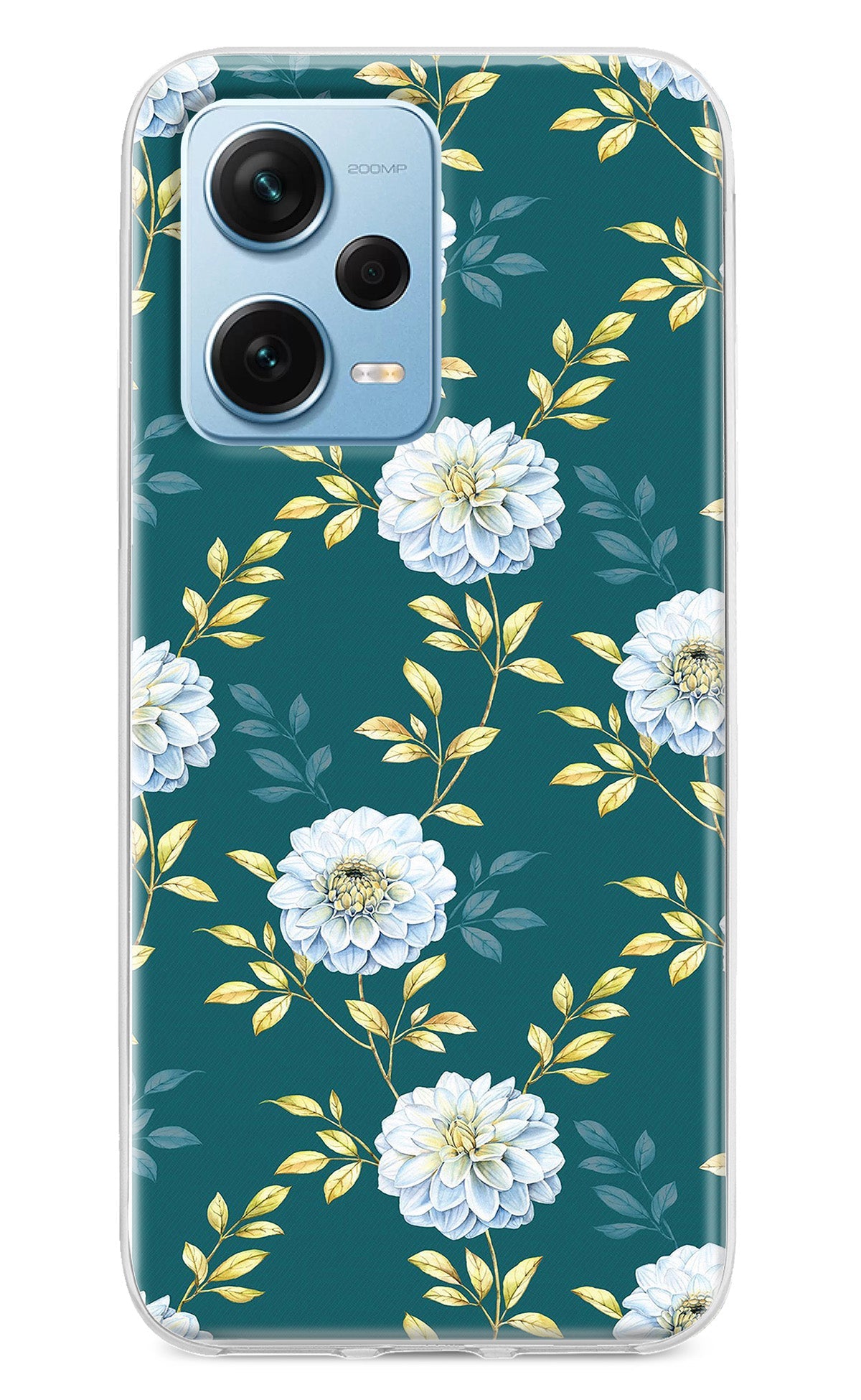 Flowers Redmi Note 12 Pro+ 5G Back Cover