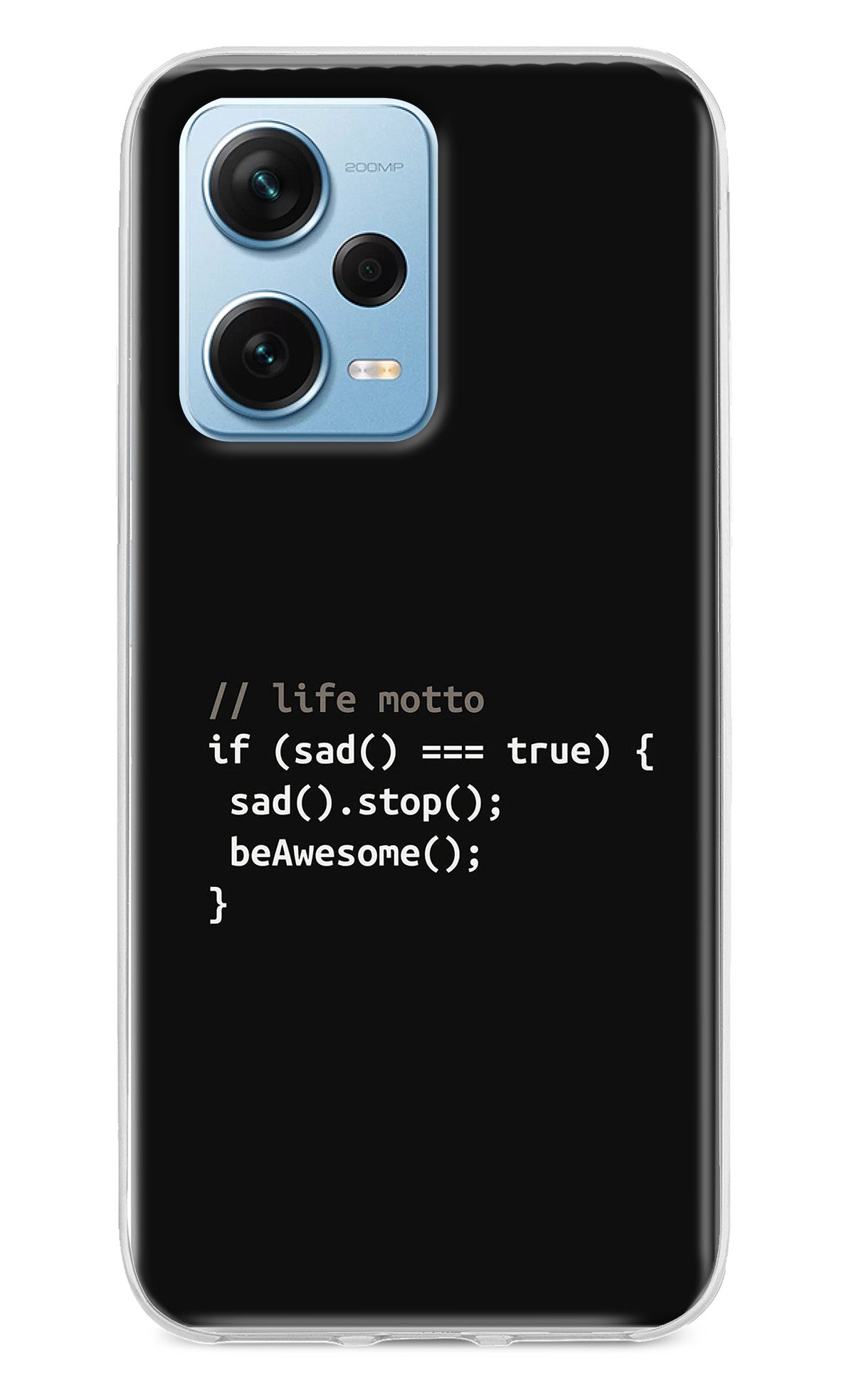Life Motto Code Redmi Note 12 Pro+ 5G Back Cover