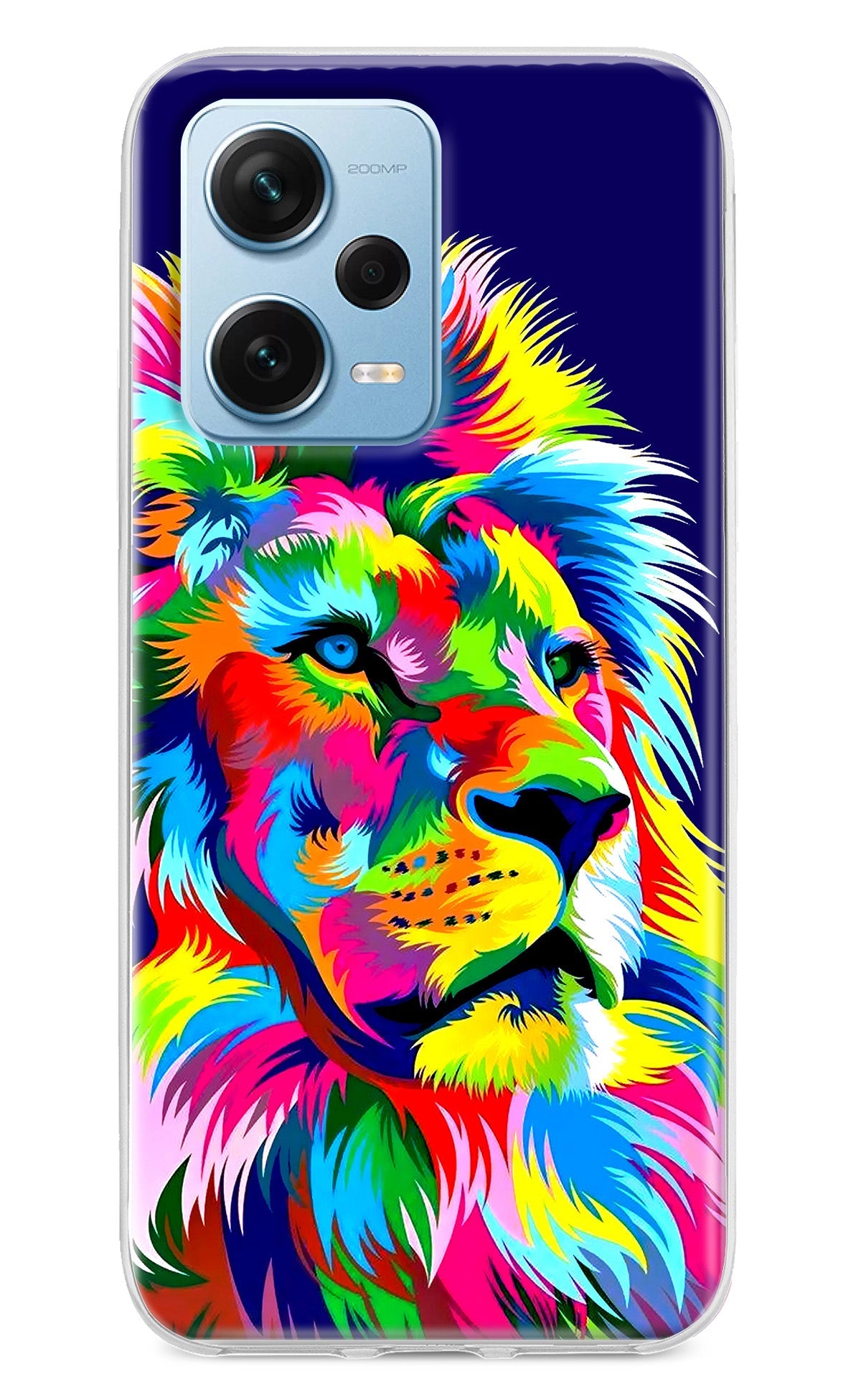 Vector Art Lion Redmi Note 12 Pro+ 5G Back Cover