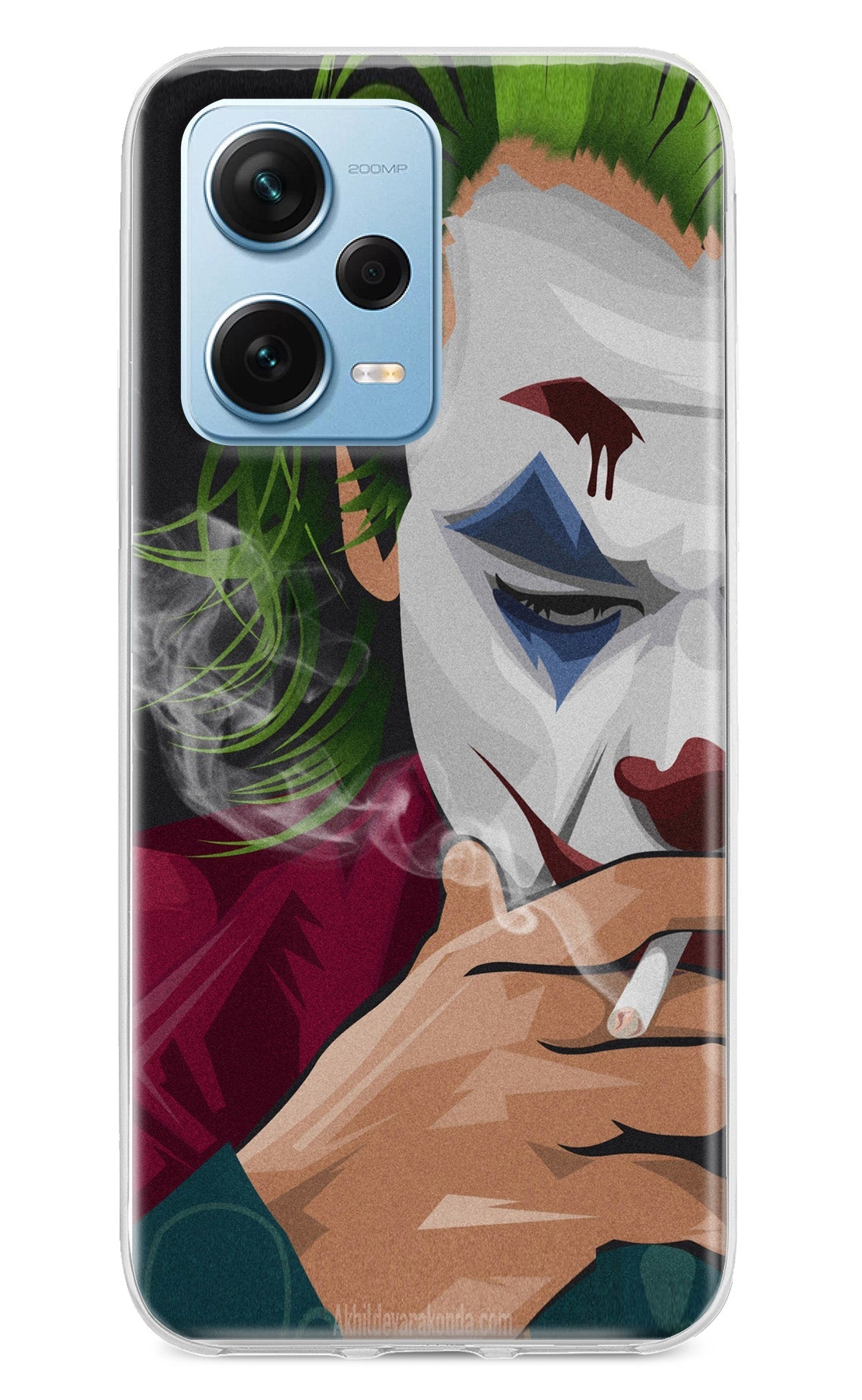 Joker Smoking Redmi Note 12 Pro+ 5G Back Cover