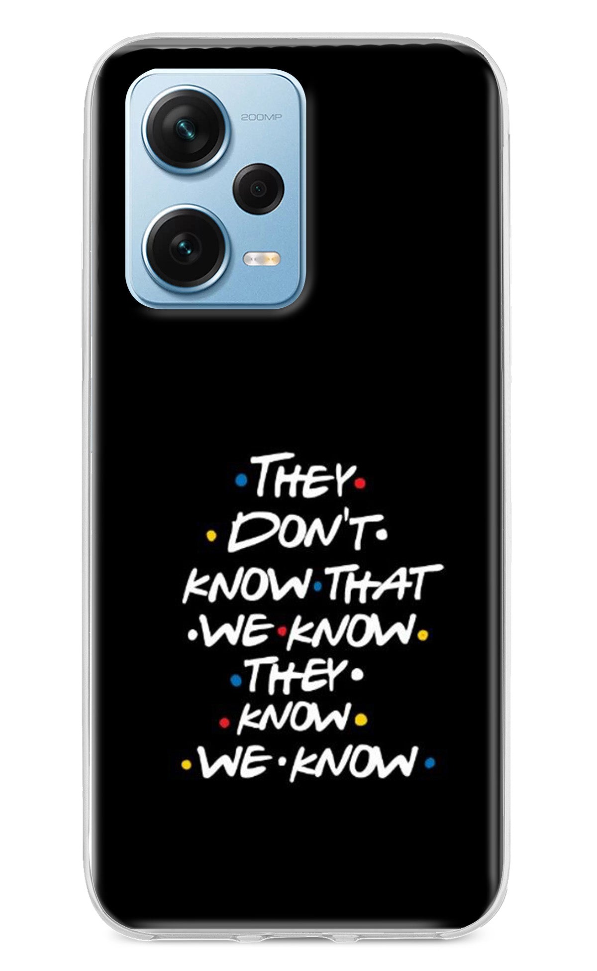 FRIENDS Dialogue Redmi Note 12 Pro+ 5G Back Cover