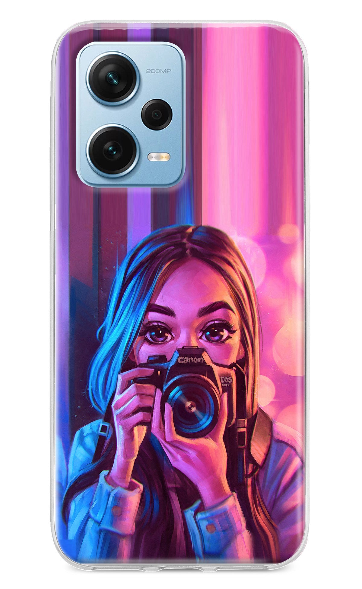 Girl Photographer Redmi Note 12 Pro+ 5G Back Cover