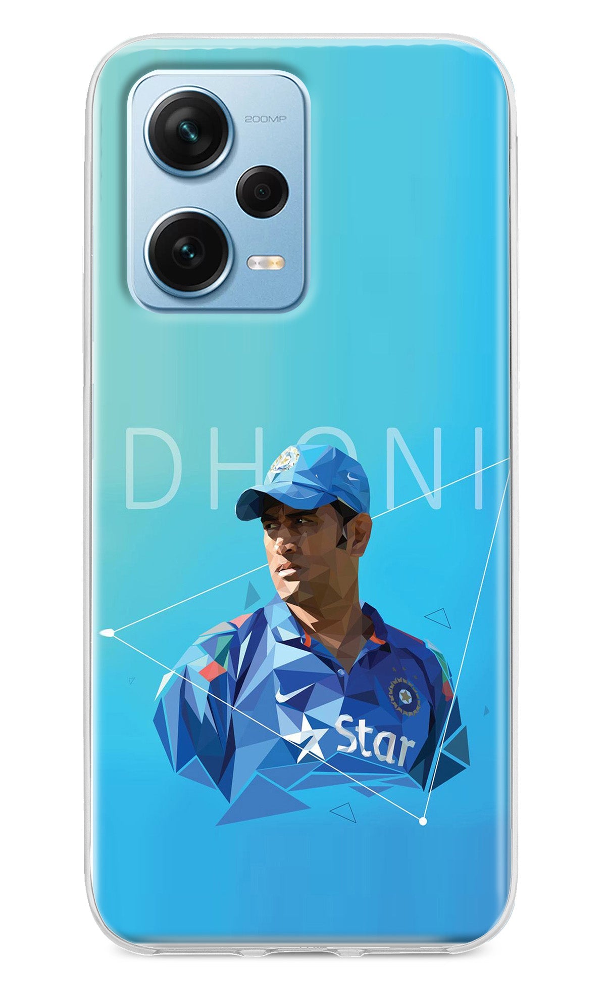 Dhoni Artwork Redmi Note 12 Pro+ 5G Back Cover