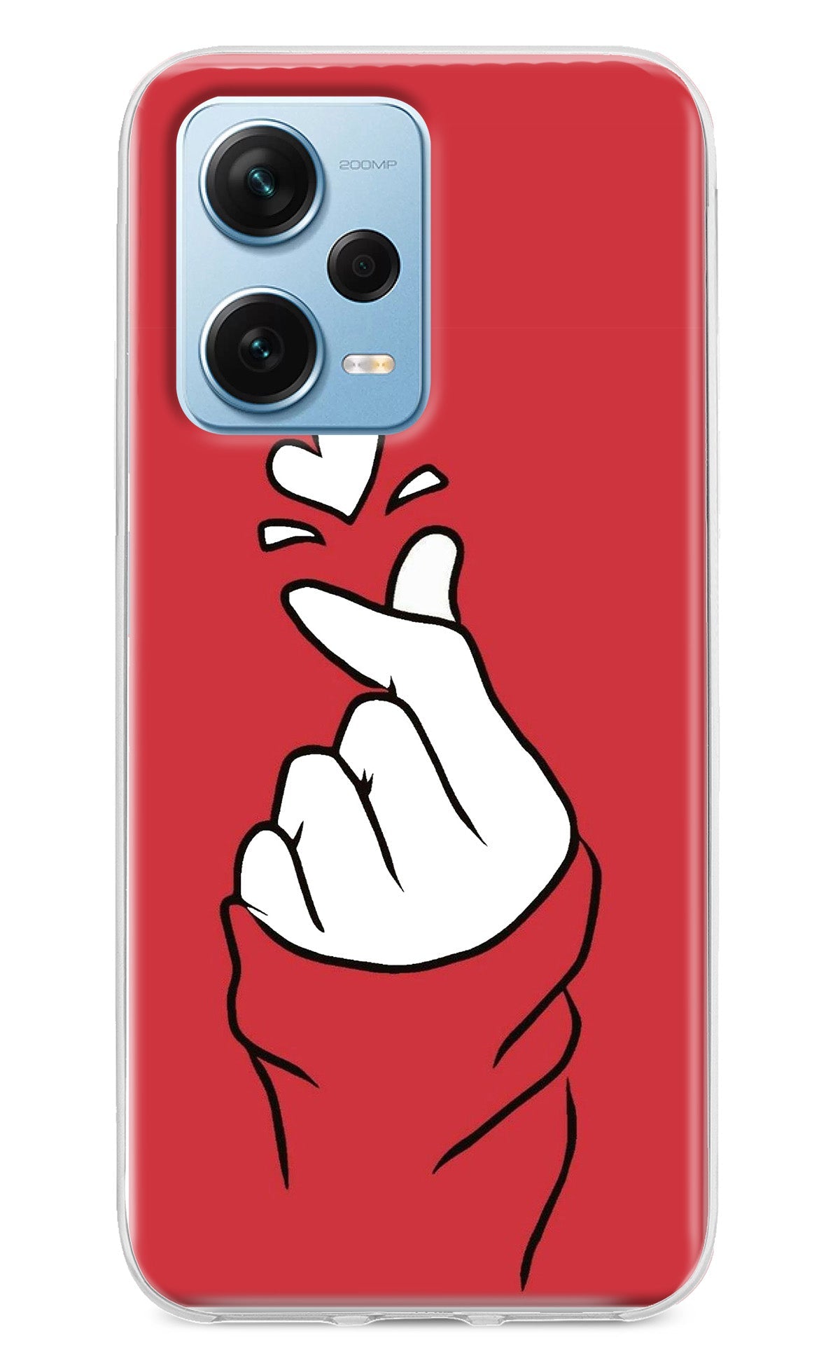 Korean Love Sign Redmi Note 12 Pro+ 5G Back Cover