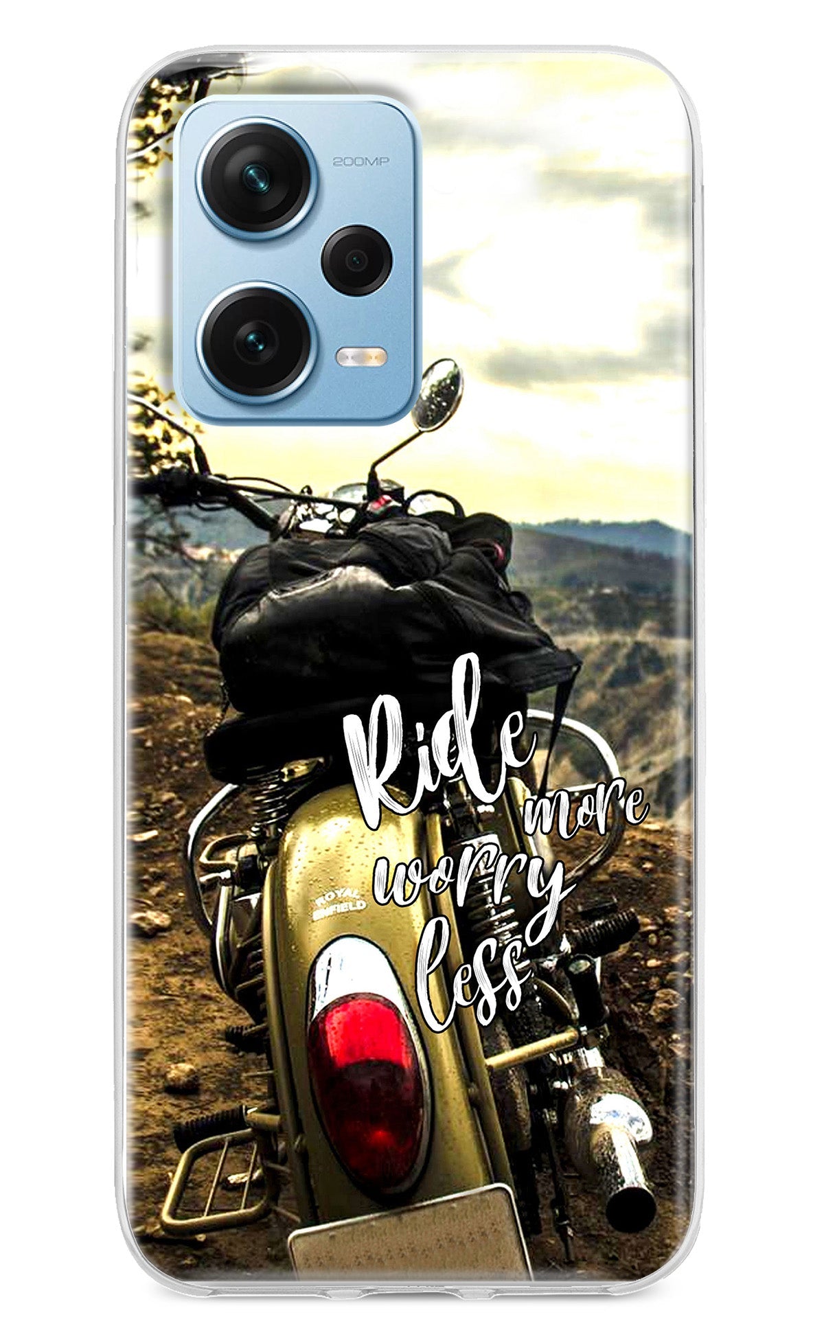 Ride More Worry Less Redmi Note 12 Pro+ 5G Back Cover