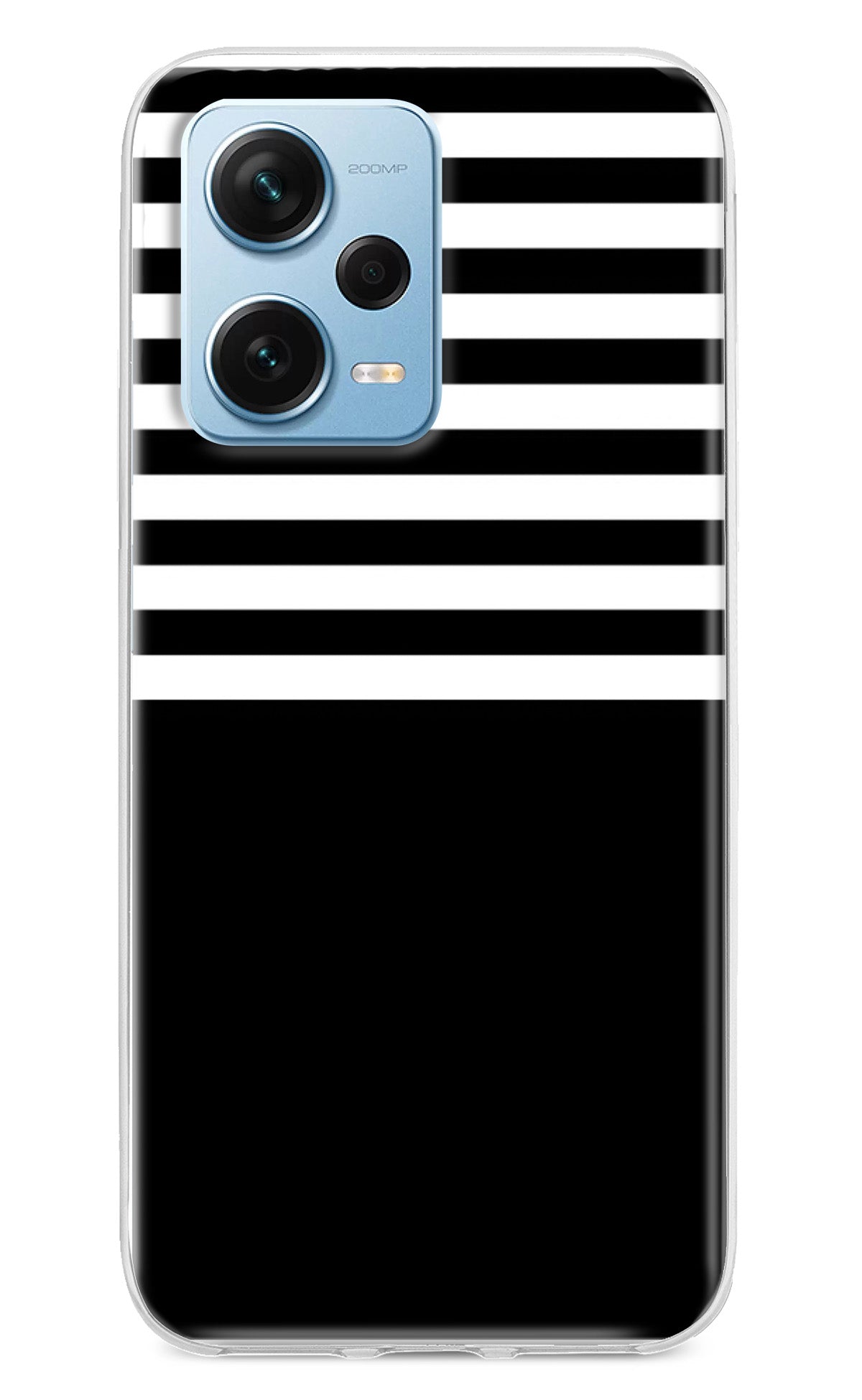 Black and White Print Redmi Note 12 Pro+ 5G Back Cover