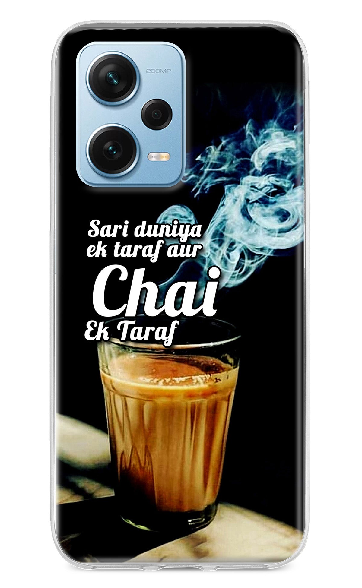 Chai Ek Taraf Quote Redmi Note 12 Pro+ 5G Back Cover