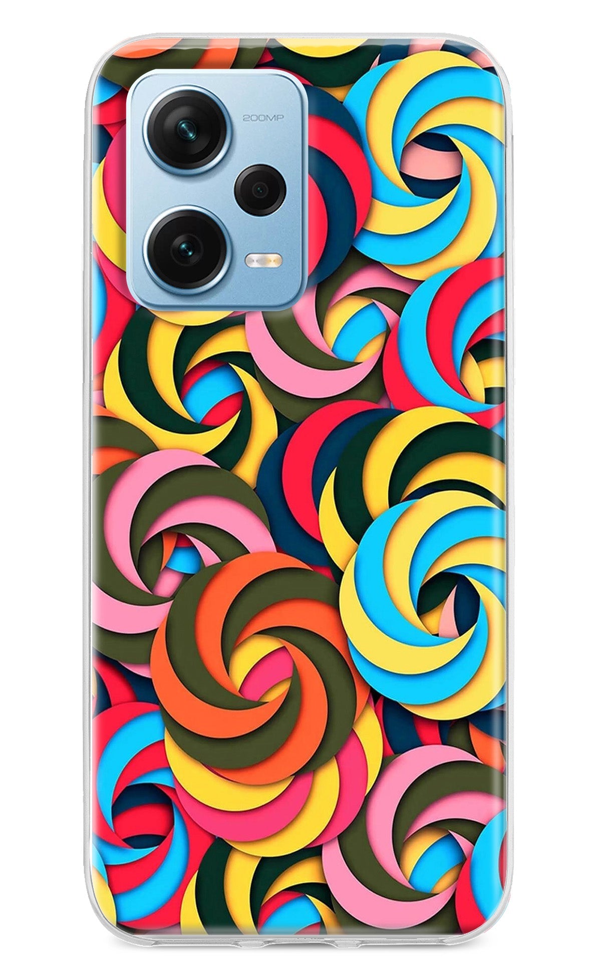 Spiral Pattern Redmi Note 12 Pro+ 5G Back Cover