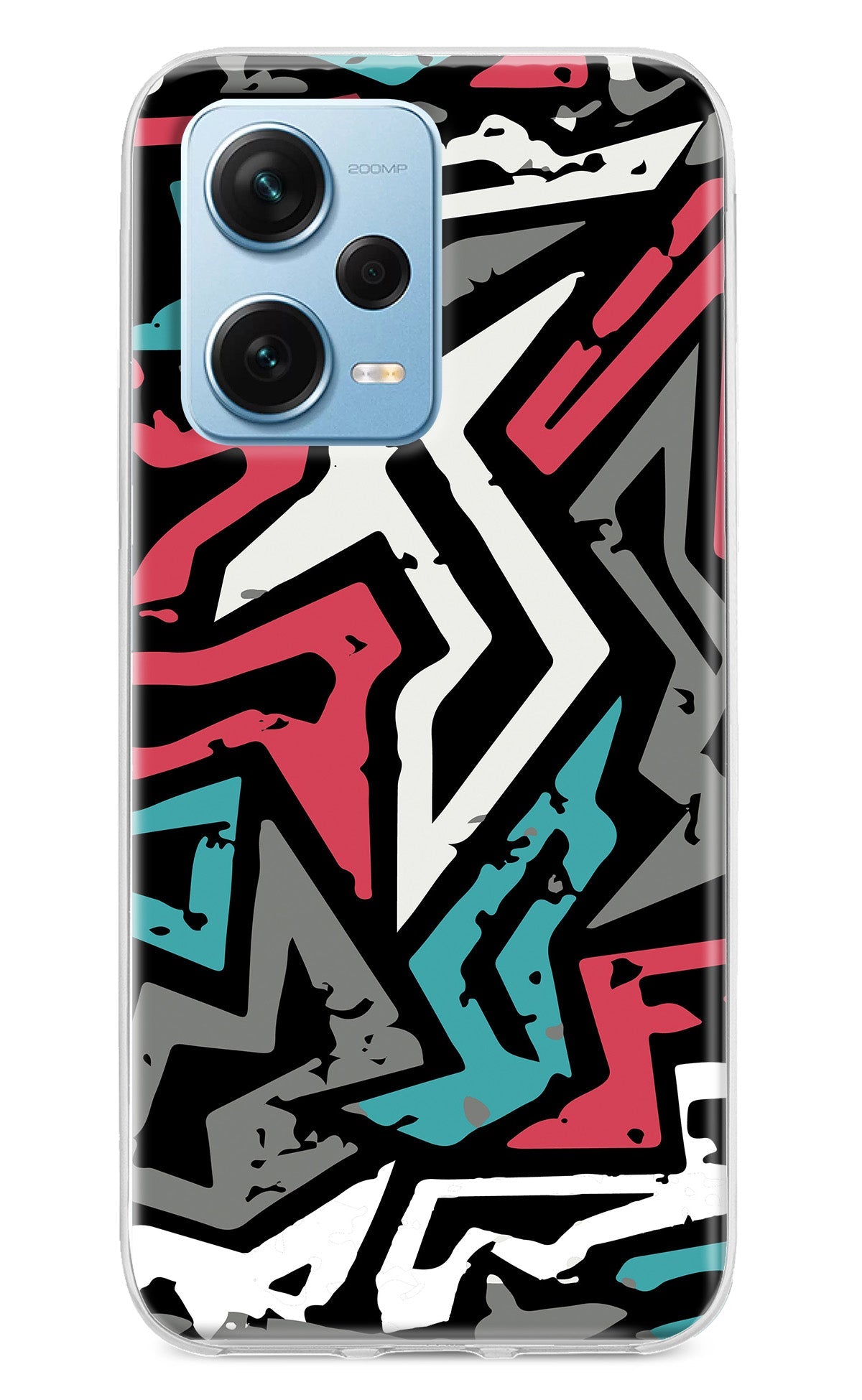 Geometric Graffiti Redmi Note 12 Pro+ 5G Back Cover