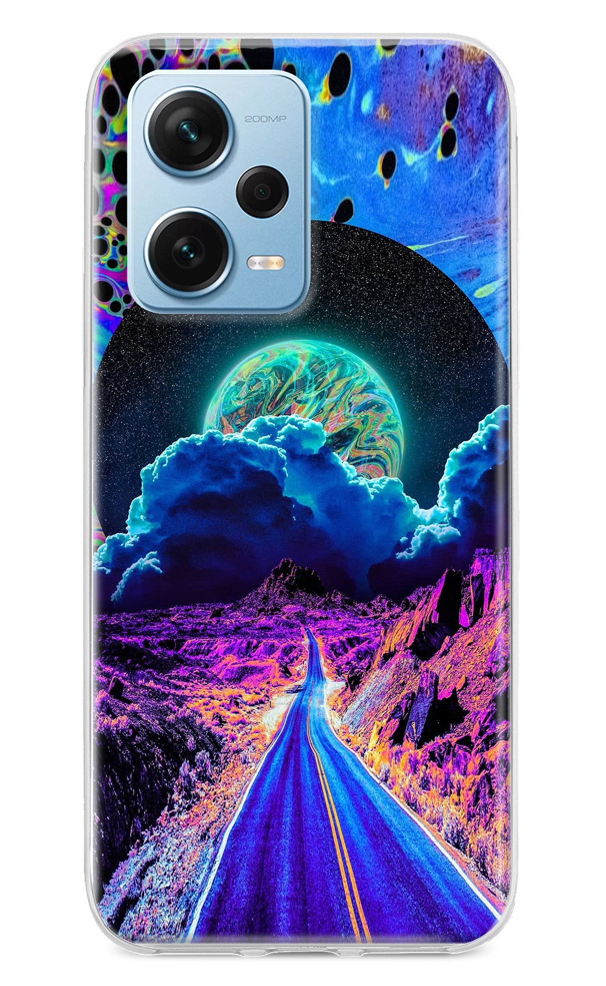 Psychedelic Painting Redmi Note 12 Pro+ 5G Back Cover