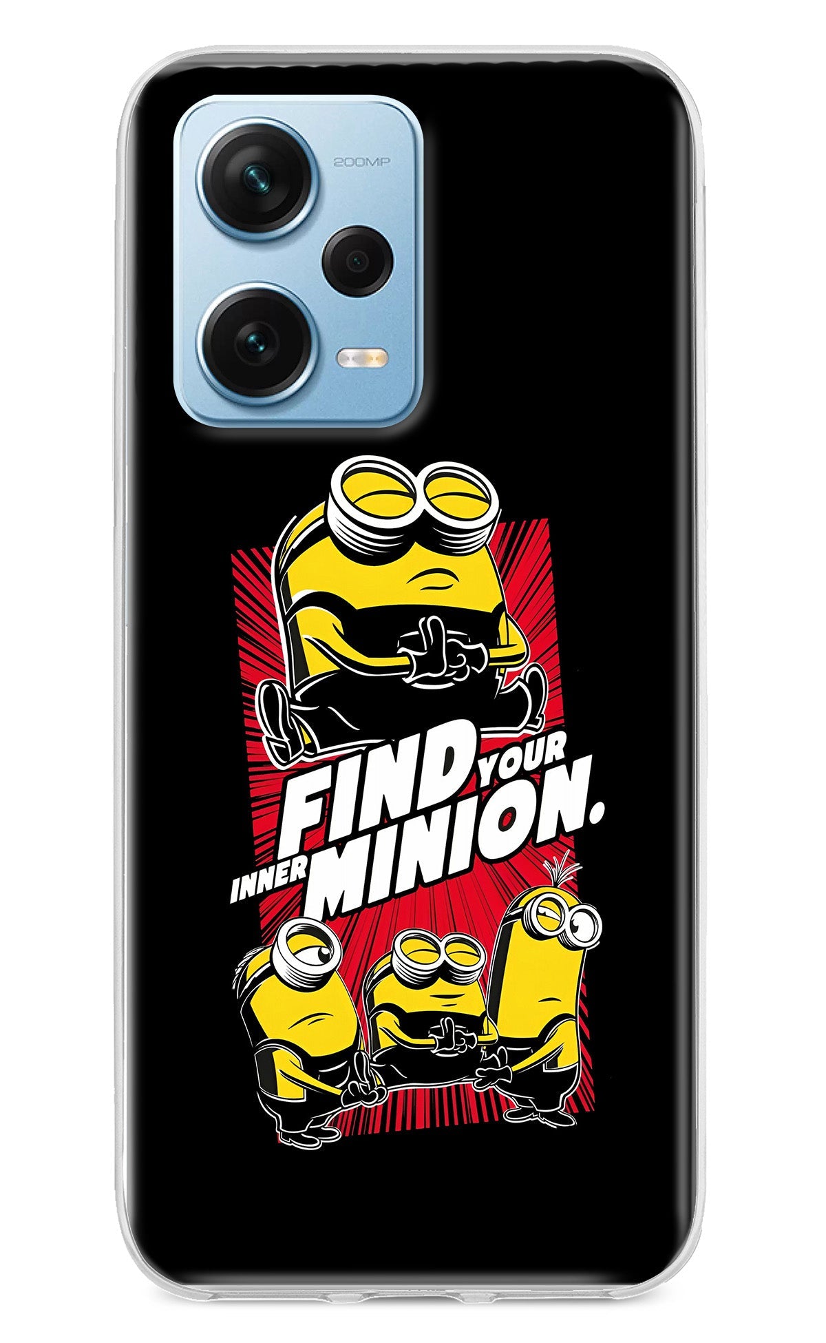 Find your inner Minion Redmi Note 12 Pro+ 5G Back Cover