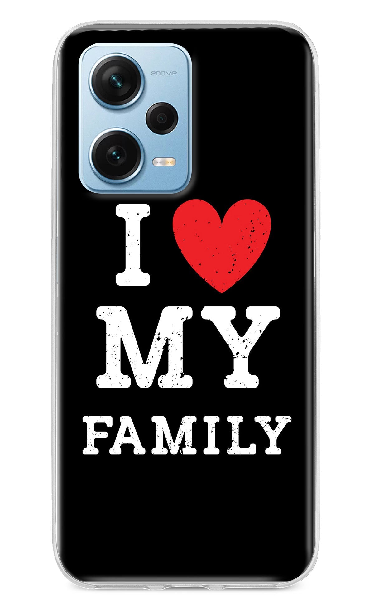 I Love My Family Redmi Note 12 Pro+ 5G Back Cover