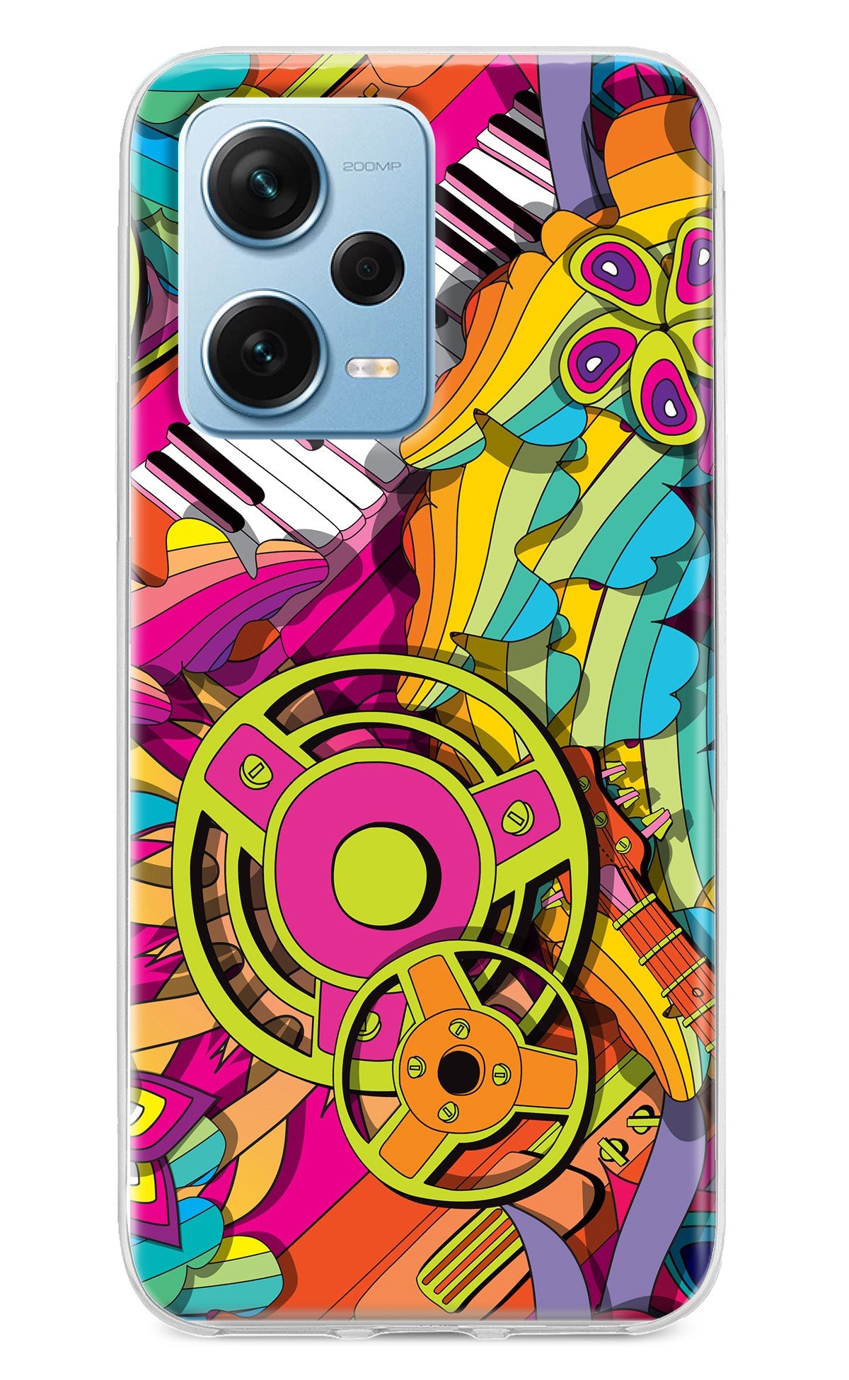 Music Doodle Redmi Note 12 Pro+ 5G Back Cover