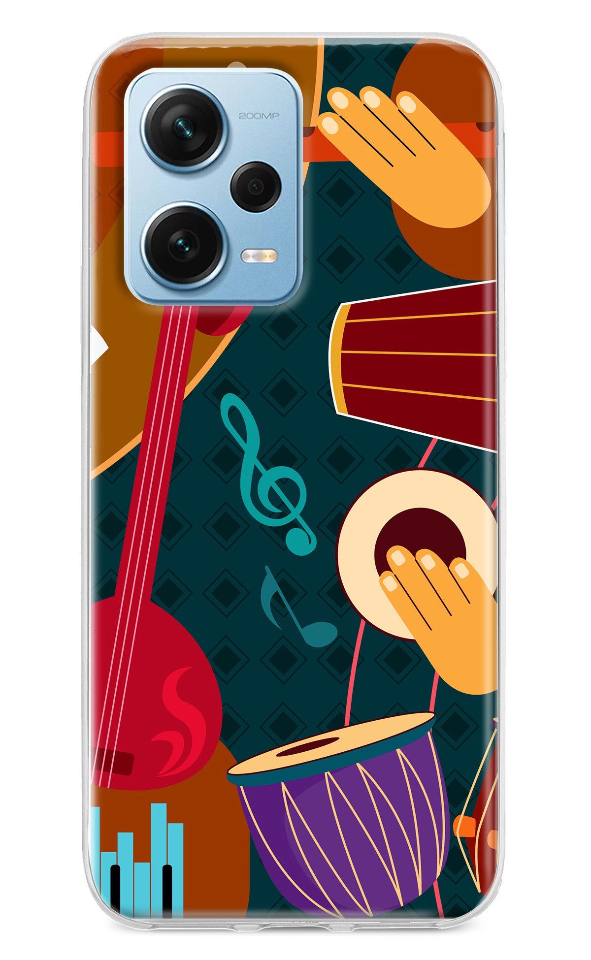 Music Instrument Redmi Note 12 Pro+ 5G Back Cover