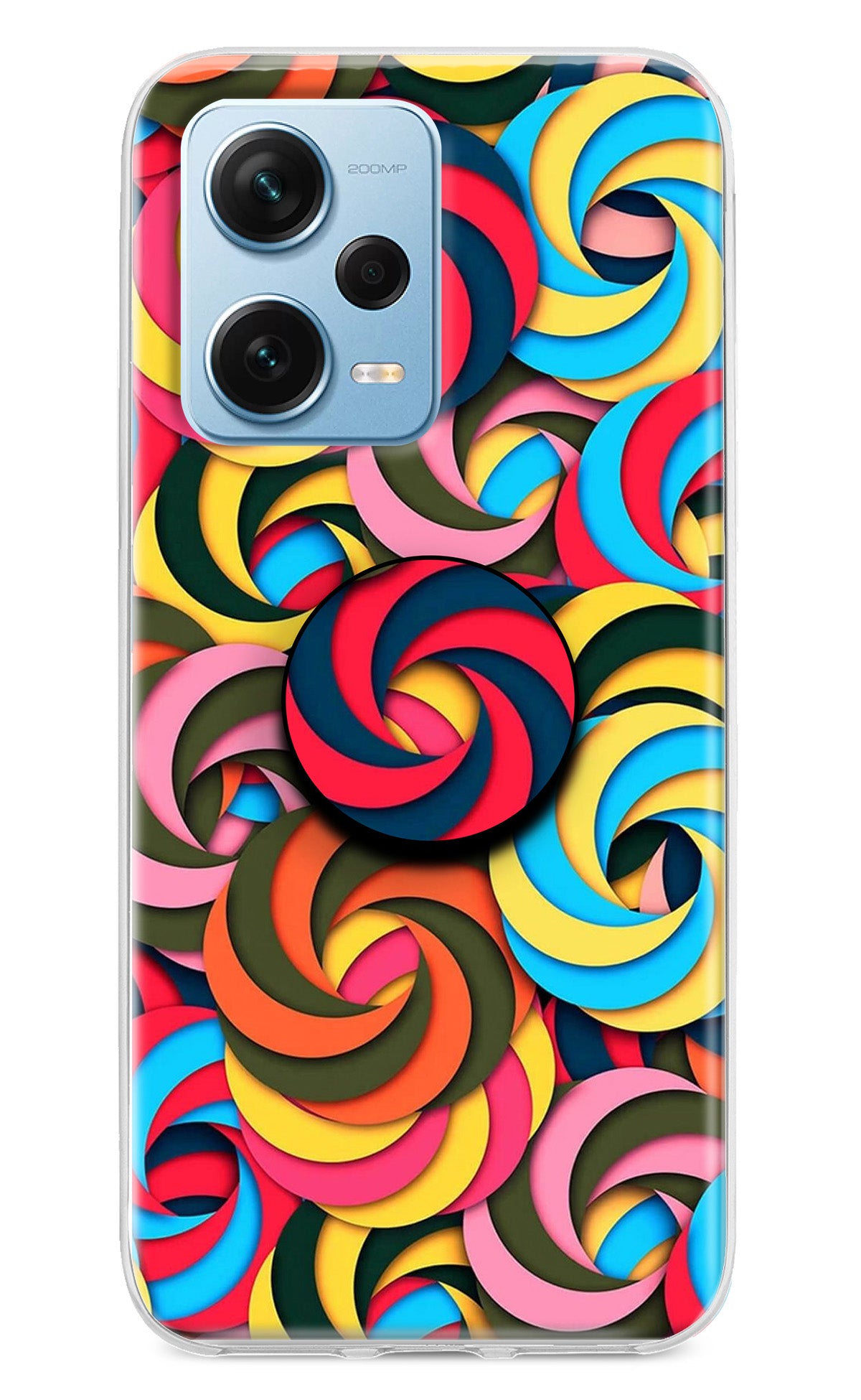 Spiral Pattern Redmi Note 12 Pro+ 5G Pop Case