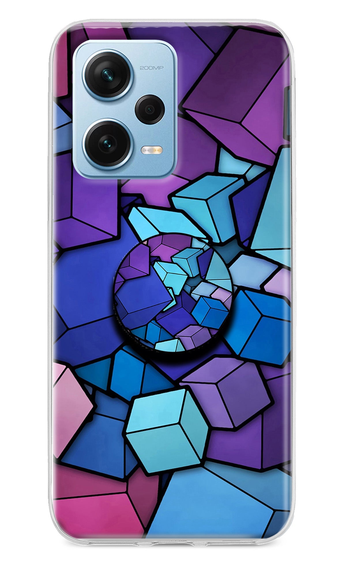 Cubic Abstract Redmi Note 12 Pro+ 5G Pop Case