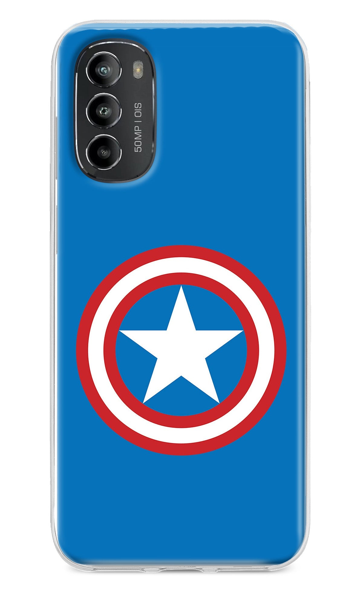 Captain America Logo Moto G82 5G Back Cover