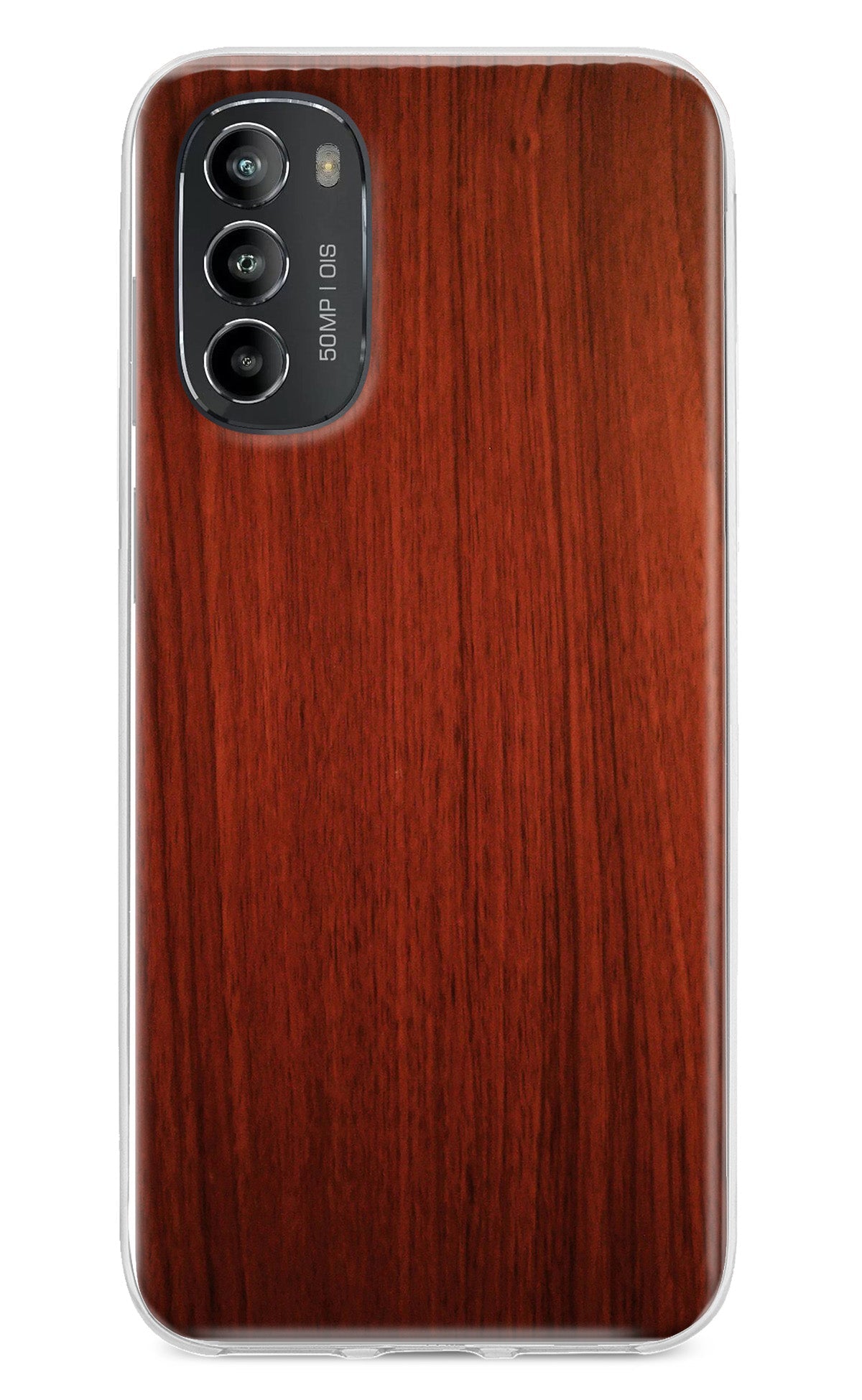 Wooden Plain Pattern Moto G82 5G Back Cover