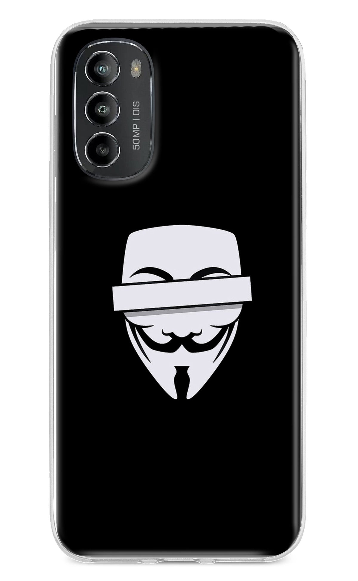 Anonymous Face Moto G82 5G Back Cover