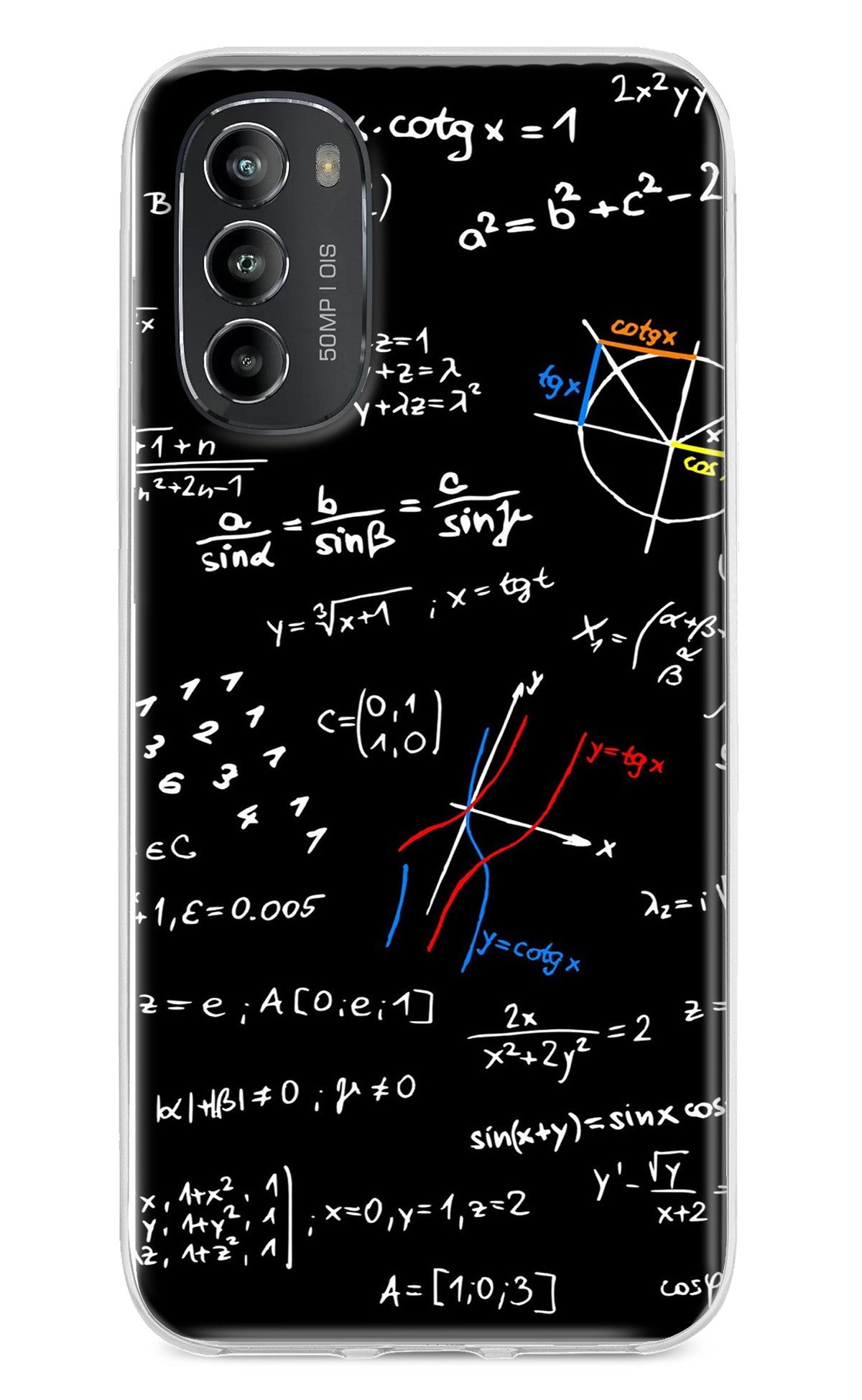 Mathematics Formula Moto G82 5G Back Cover