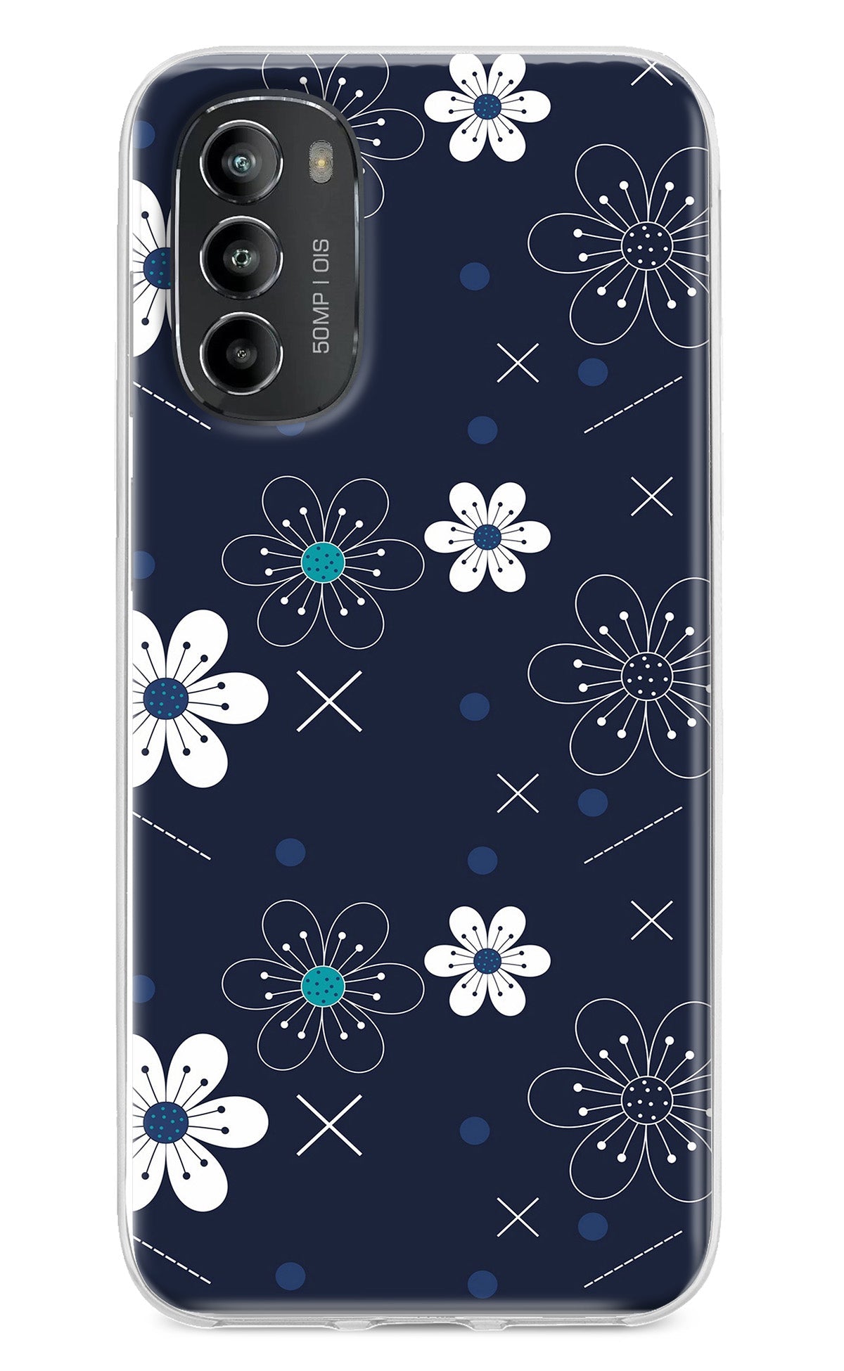 Flowers Moto G82 5G Back Cover