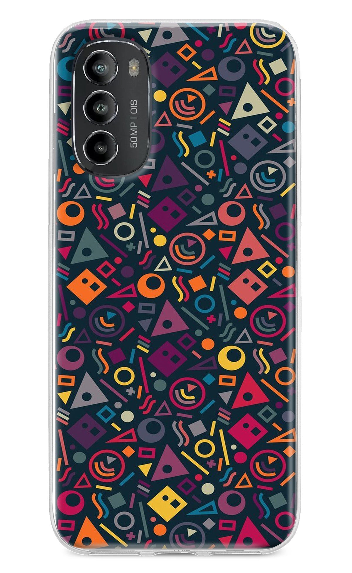 Geometric Abstract Moto G82 5G Back Cover