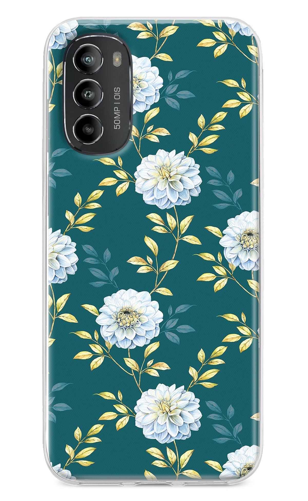 Flowers Moto G82 5G Back Cover