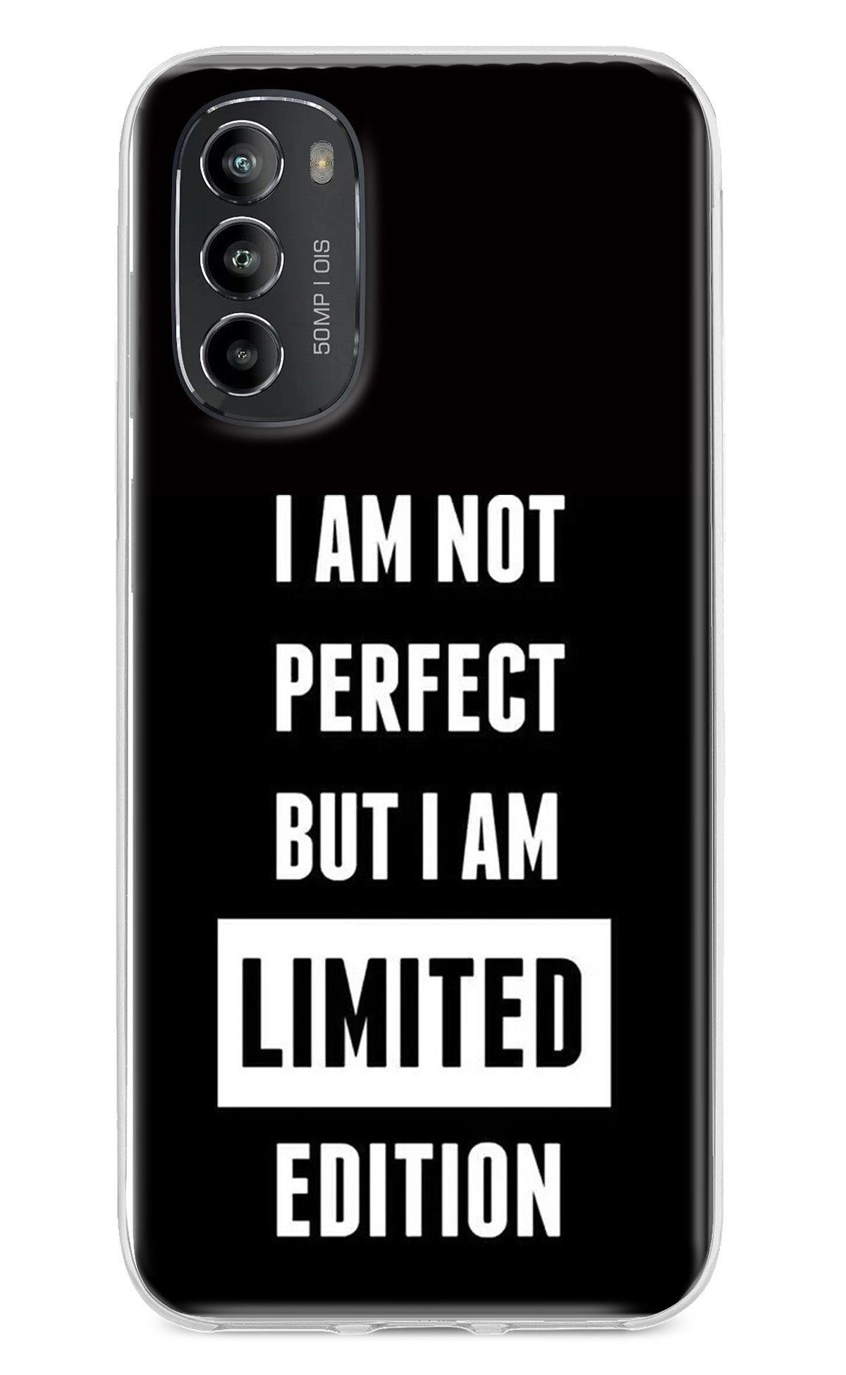 I Am Not Perfect But I Am Limited Edition Moto G82 5G Back Cover