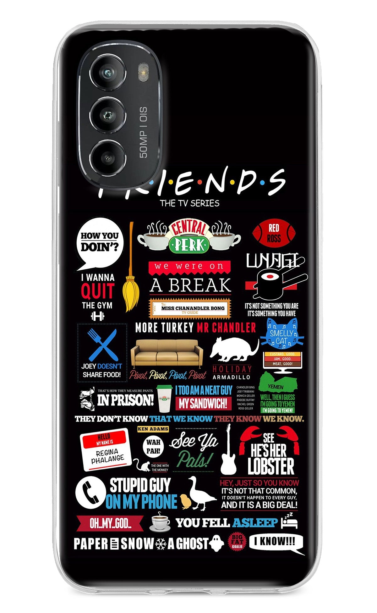 FRIENDS Moto G82 5G Back Cover