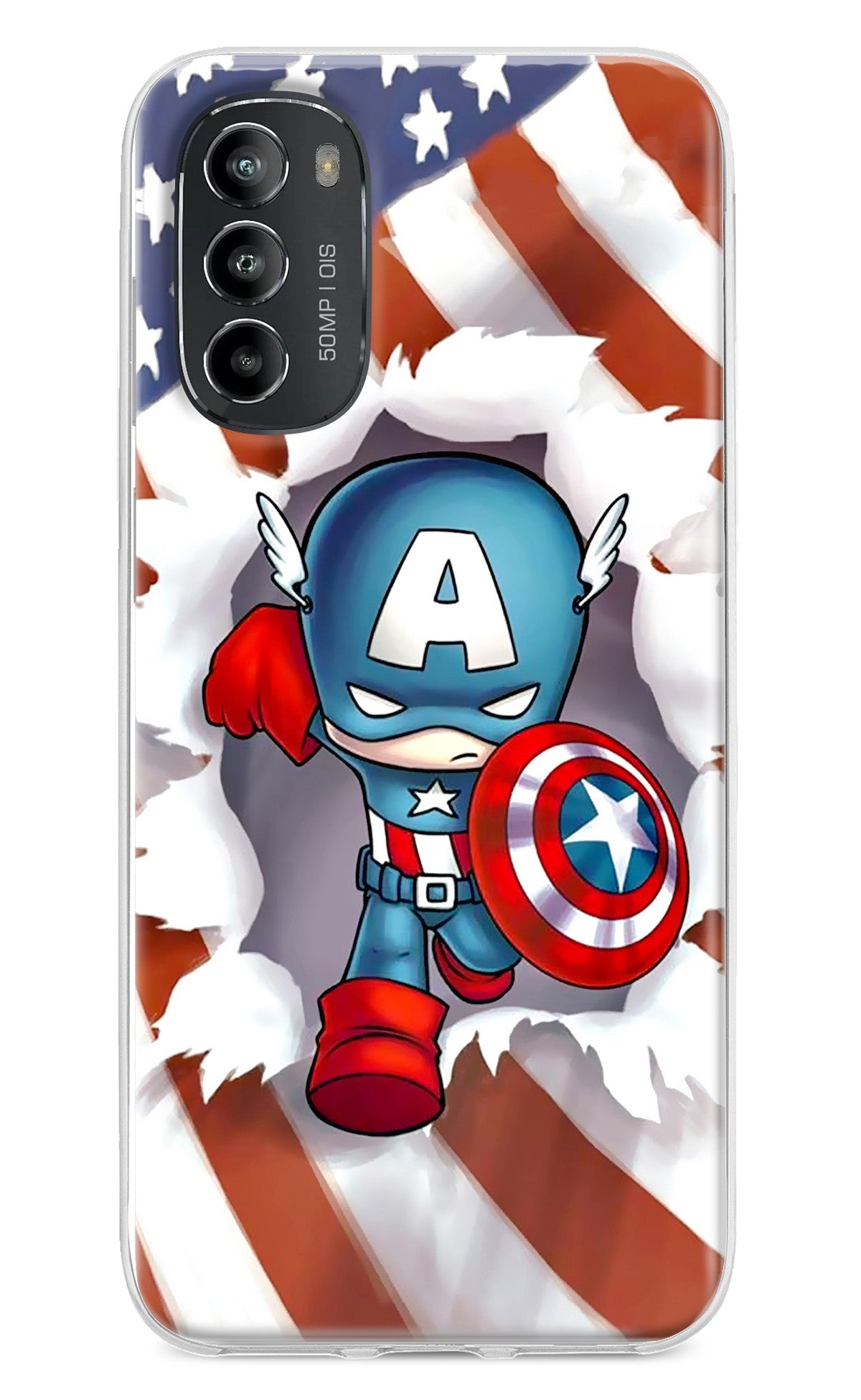 Captain America Moto G82 5G Back Cover