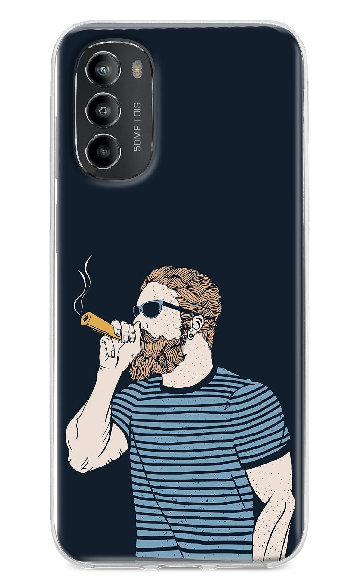 Smoking Moto G82 5G Back Cover