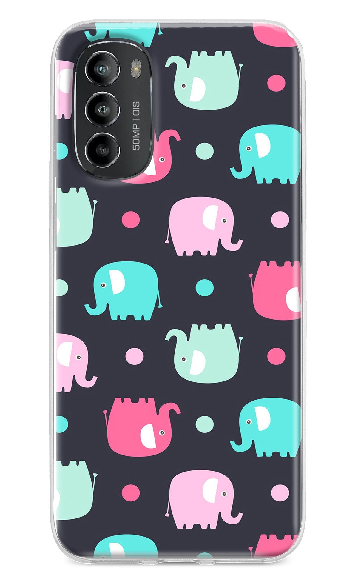 Elephants Moto G82 5G Back Cover