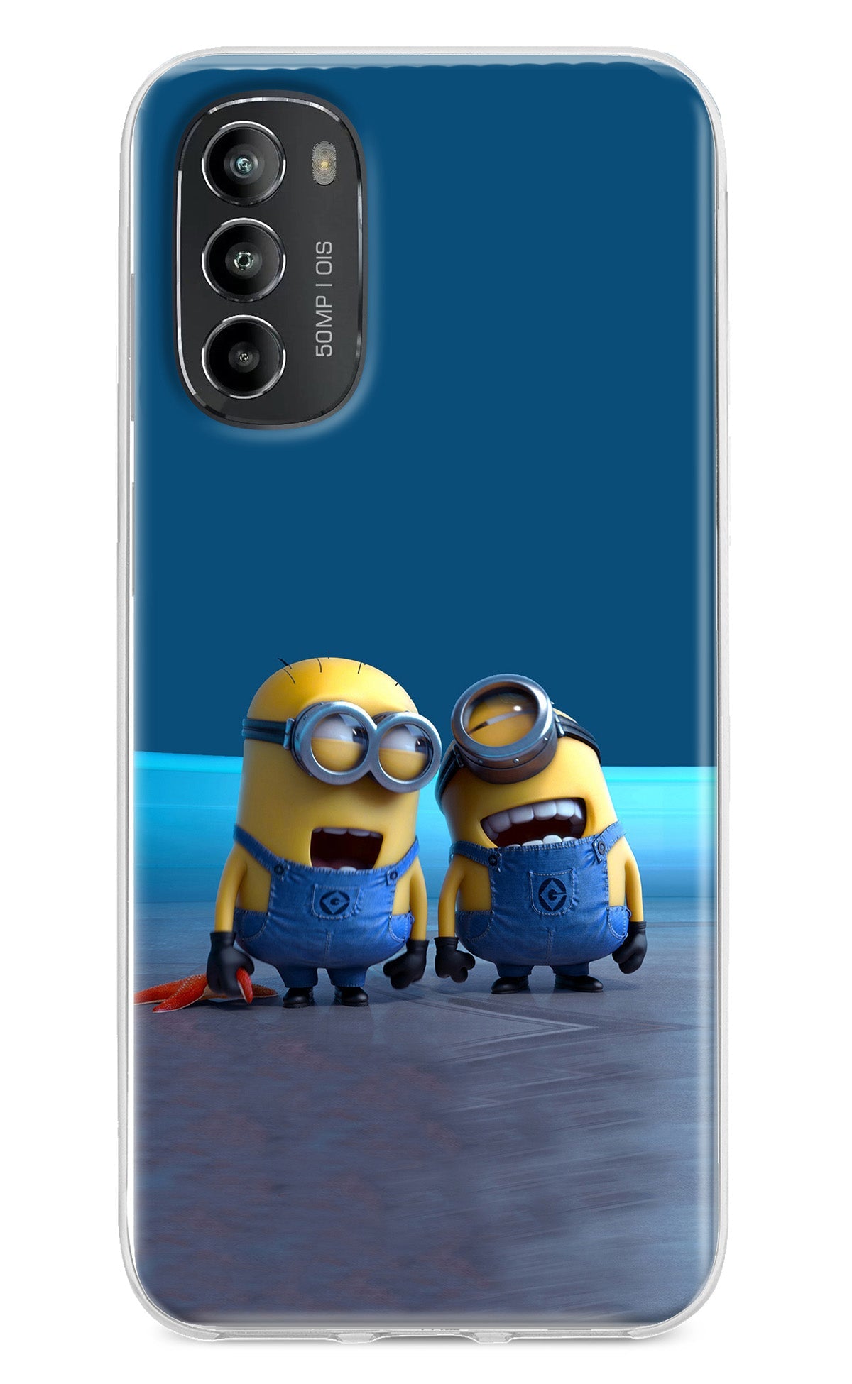 Minion Laughing Moto G82 5G Back Cover