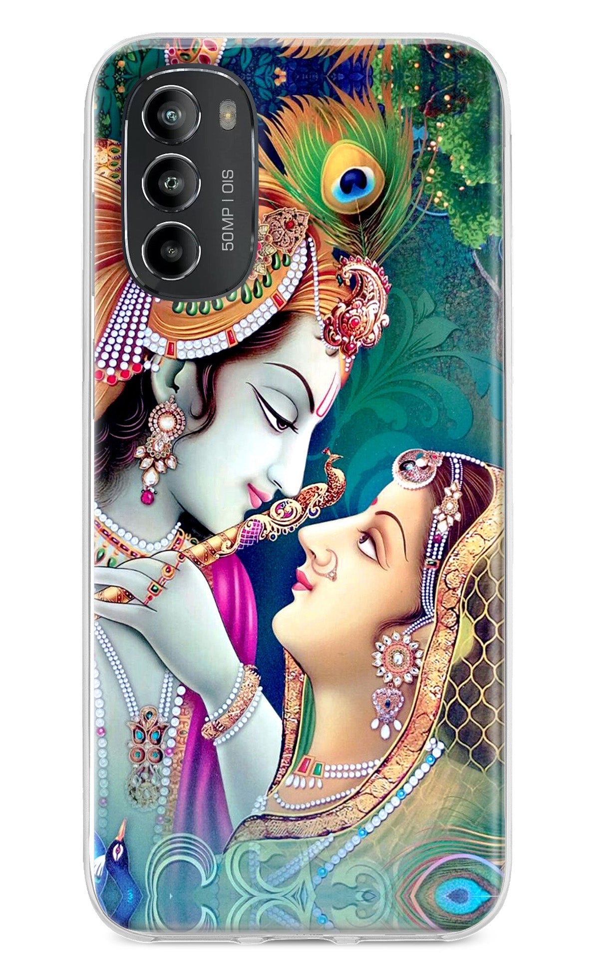 Lord Radha Krishna Moto G82 5G Back Cover