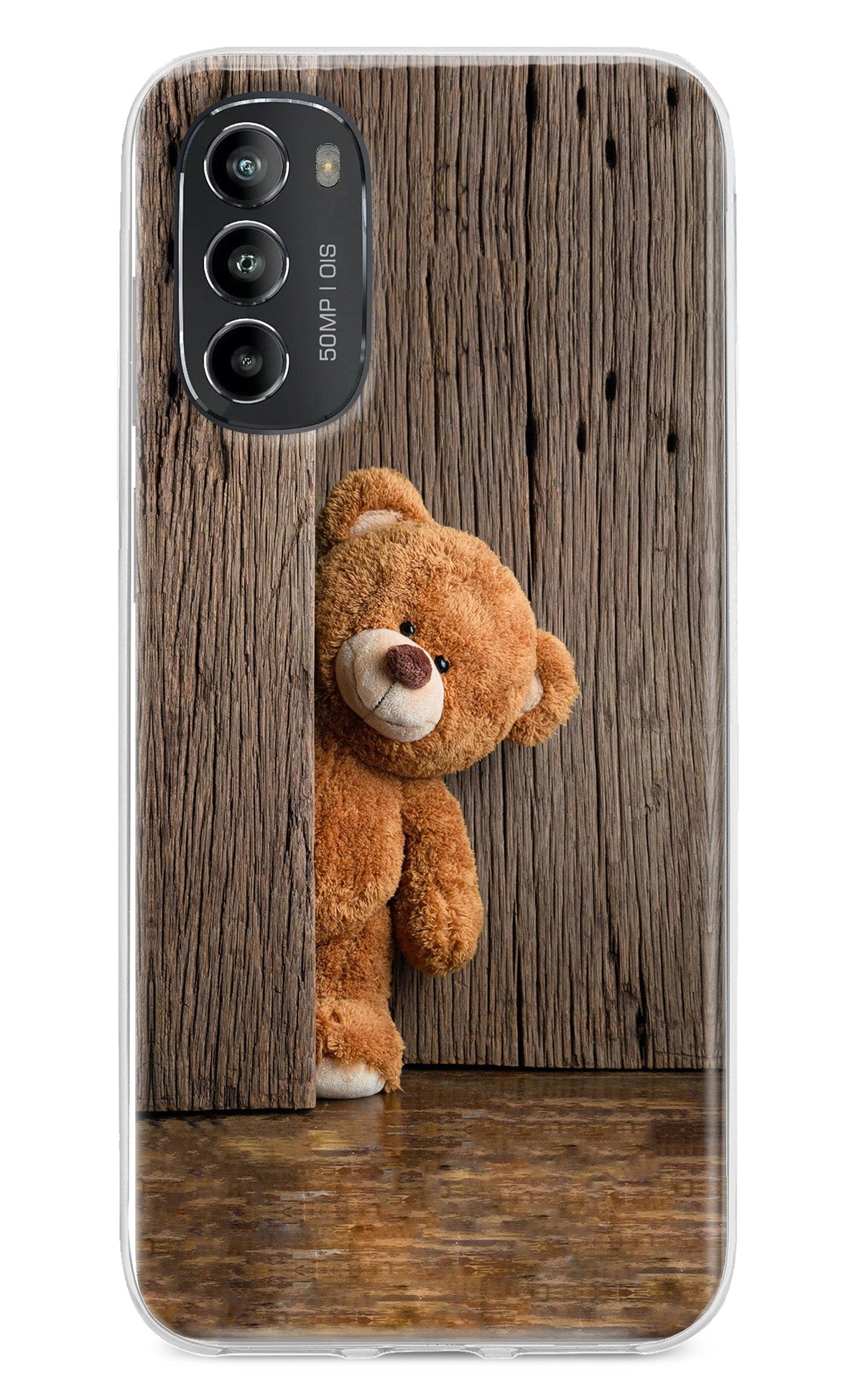 Teddy Wooden Moto G82 5G Back Cover