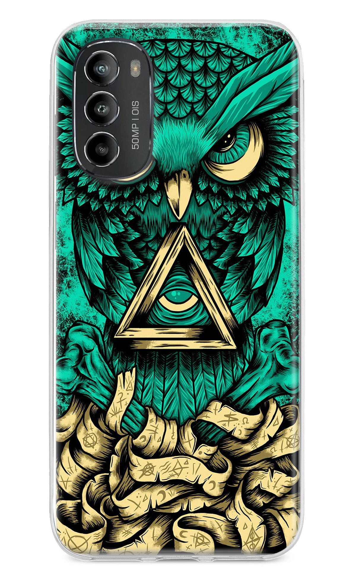 Green Owl Moto G82 5G Back Cover