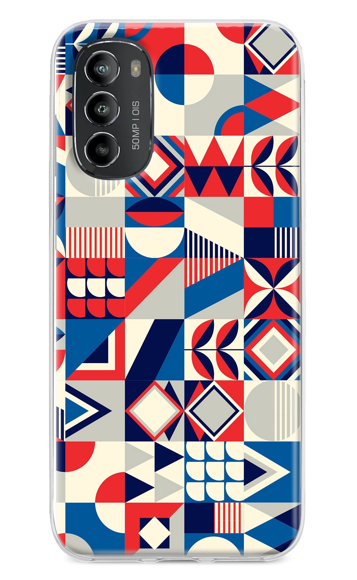 Colorful Pattern Moto G82 5G Back Cover